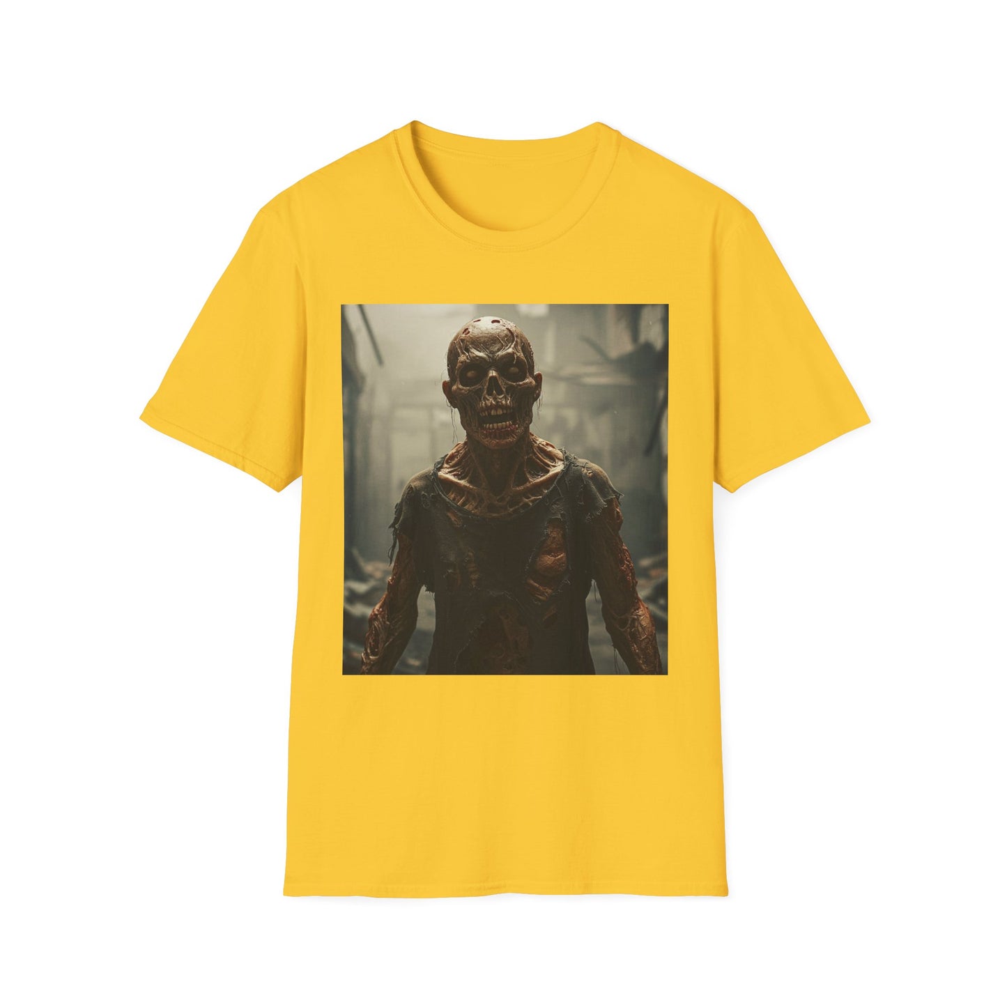 Apocalyptic Portrait Tee: A Vision of Decay