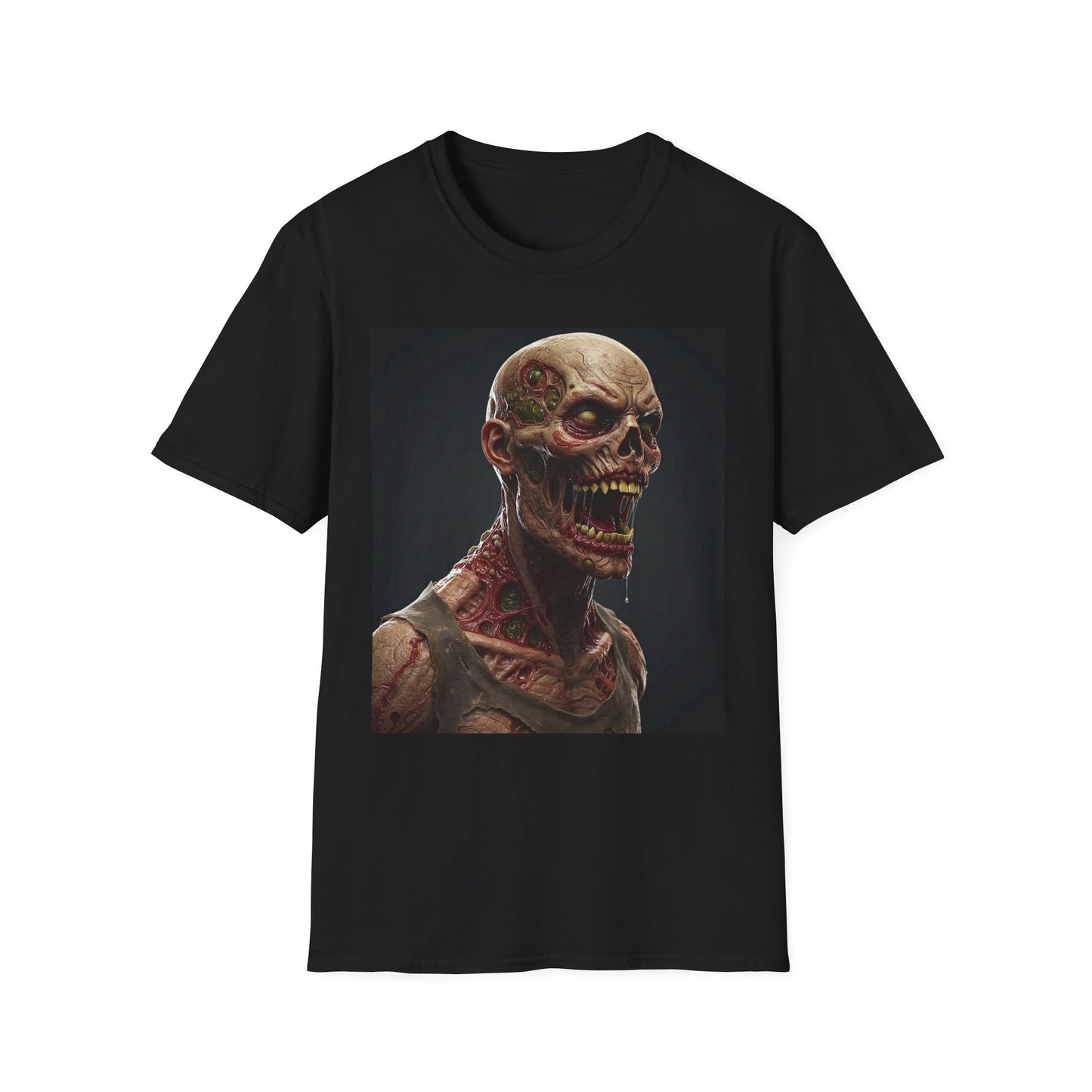 Zombie Graphic Unisex Softstyle T-Shirt | Horror Movie Fan Apparel