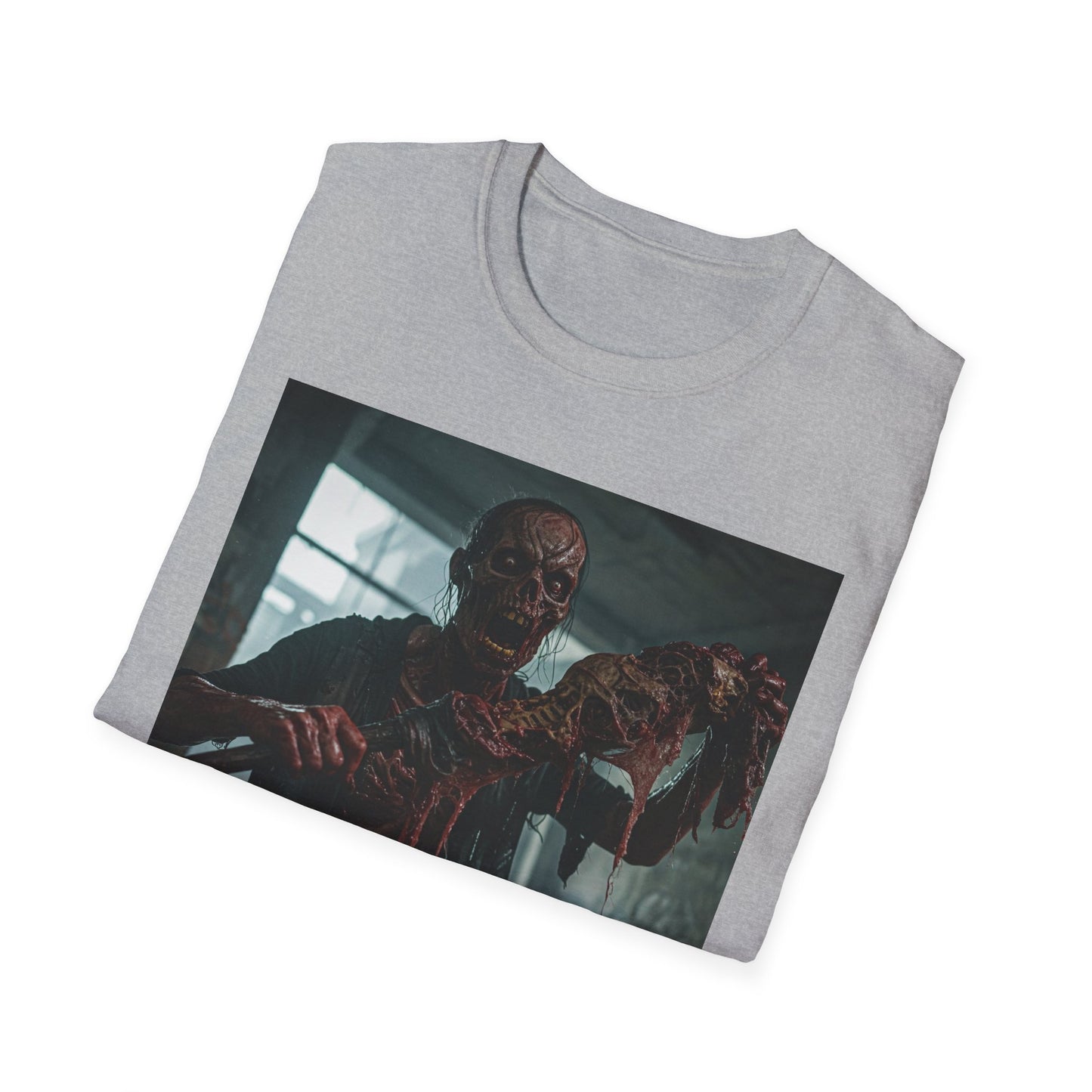 Creepy Zombie Graphic Unisex T-Shirt - Perfect for Halloween & Horror Fans