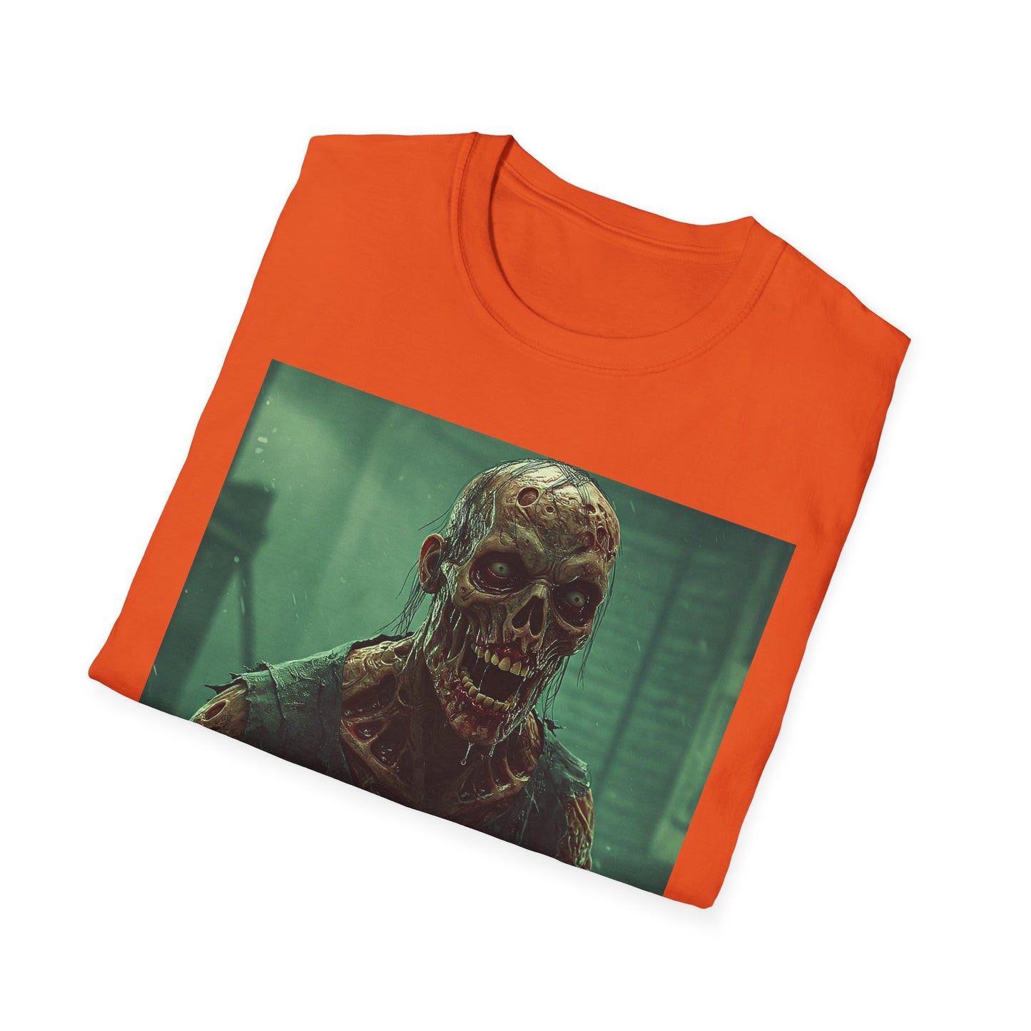 Creepy Skeleton Graphic Unisex Softstyle T-Shirt