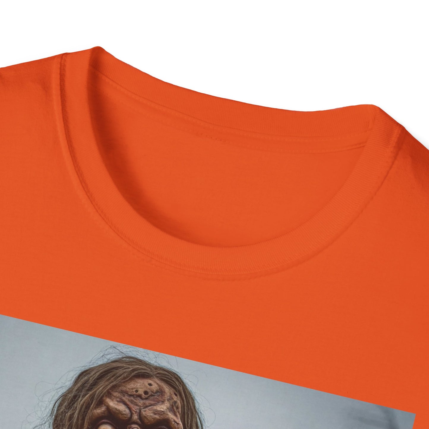 Apocalyptic Portrait Tee, bold, decaying zombie graphic