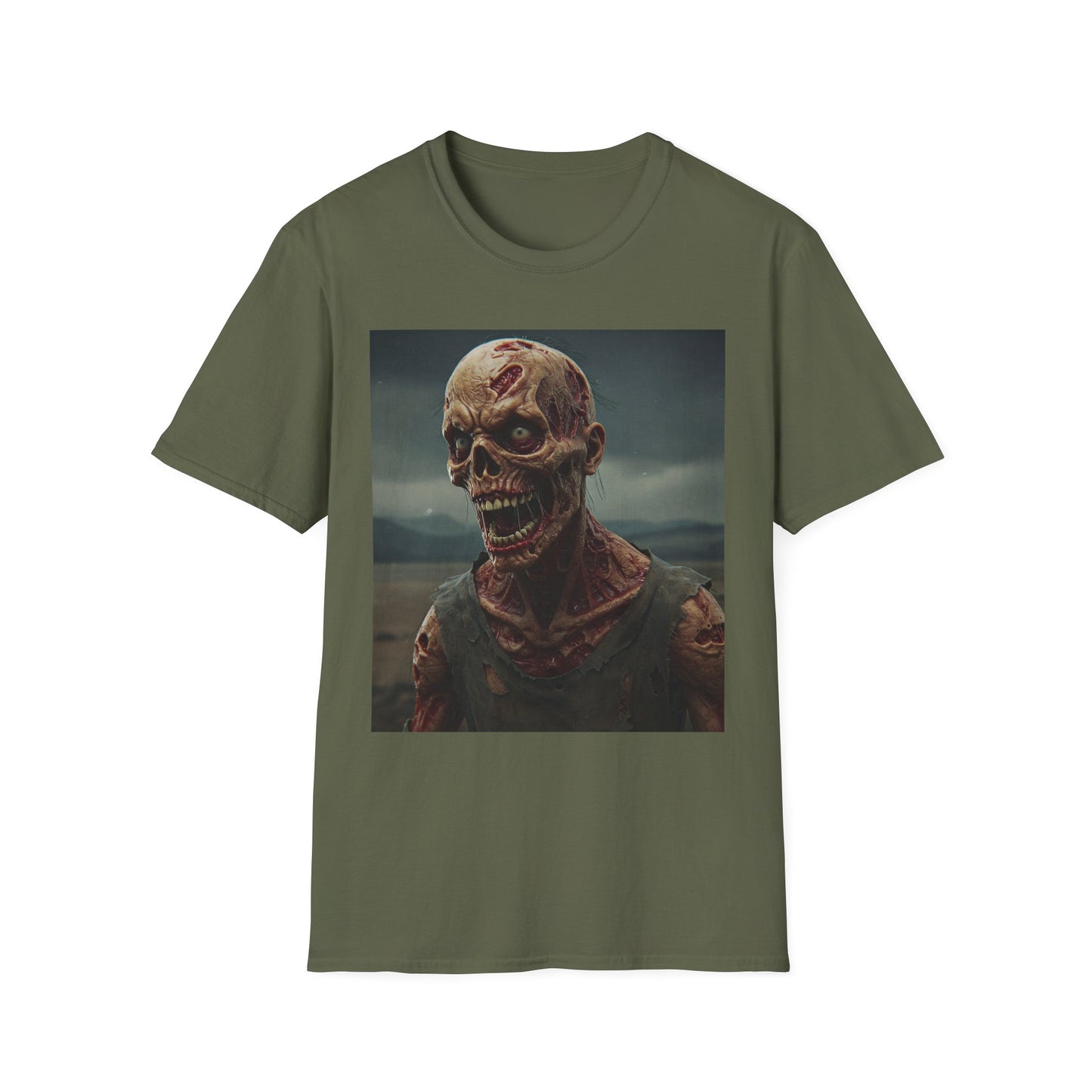 Apocalyptic Portrait Tee: A Vision of Decay