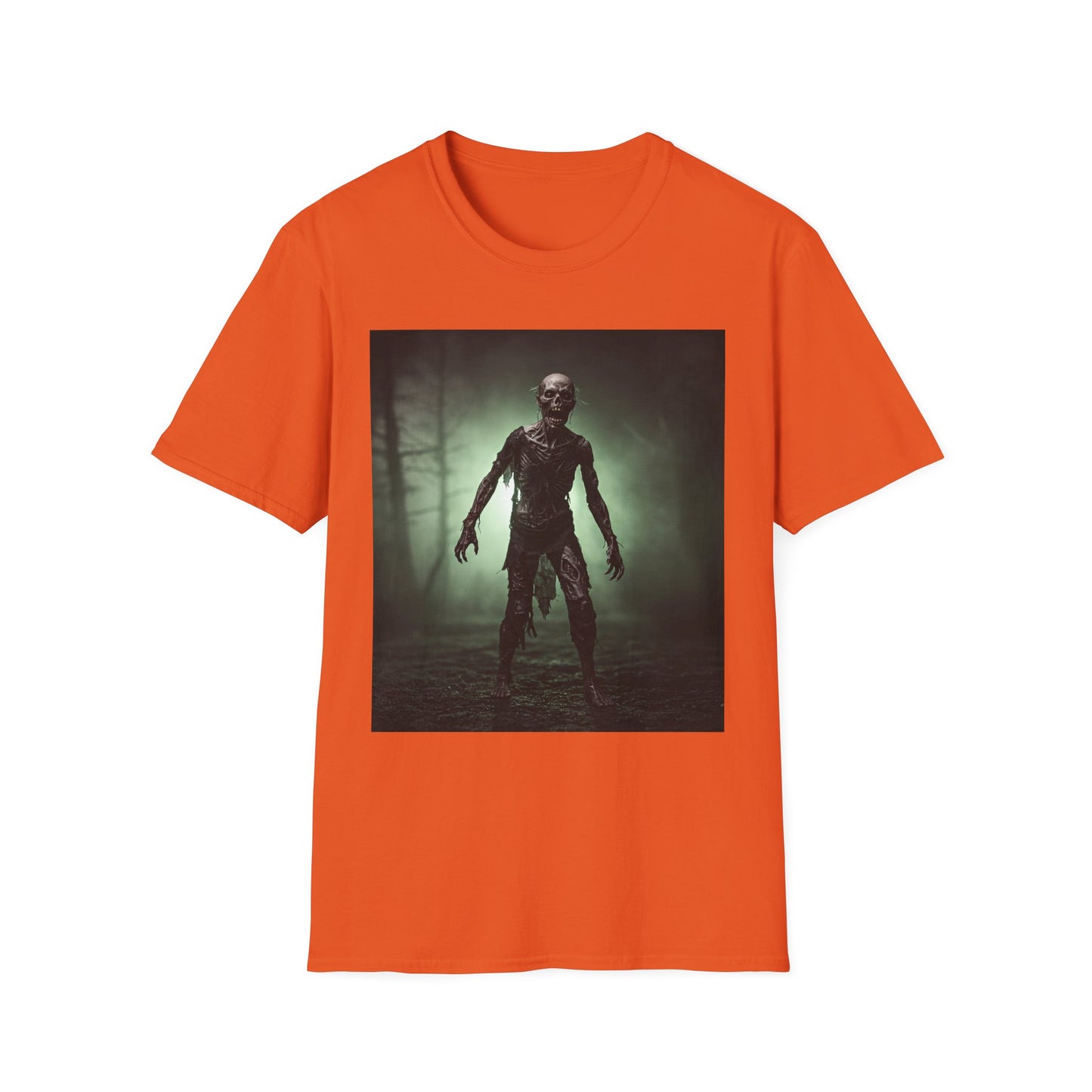 Unisex Horror Graphic Tee - Spooky Zombie Design for Halloween