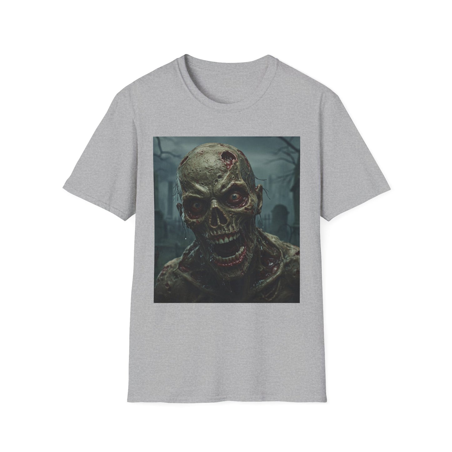 Apocalyptic Portrait Tee: A Vision of Decay