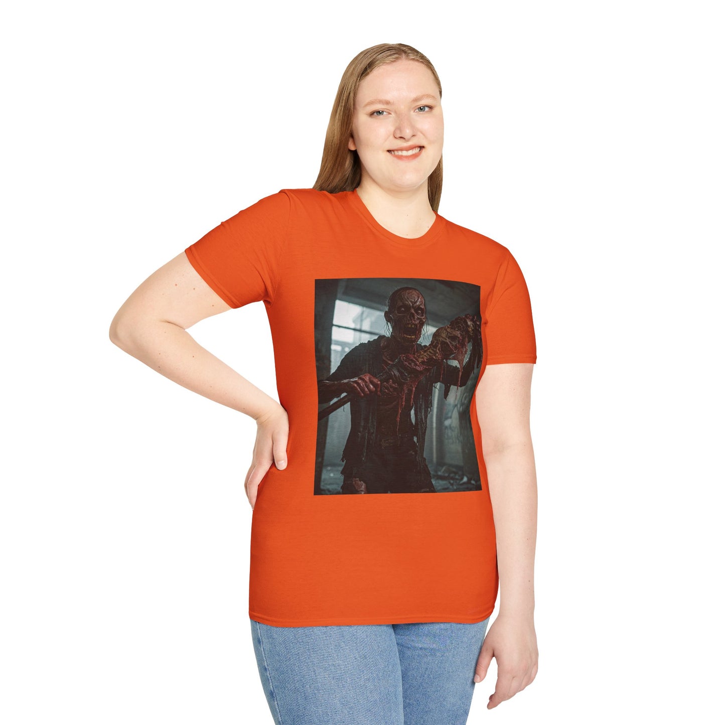 Creepy Zombie Graphic Unisex T-Shirt - Perfect for Halloween & Horror Fans