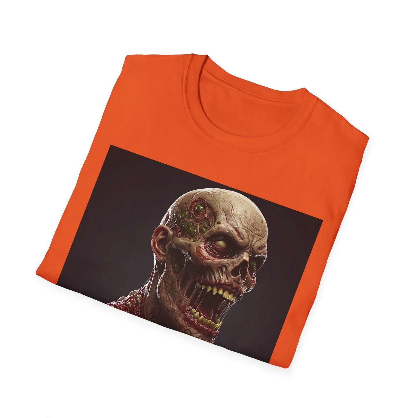 Zombie Graphic Unisex Softstyle T-Shirt | Horror Movie Fan Apparel