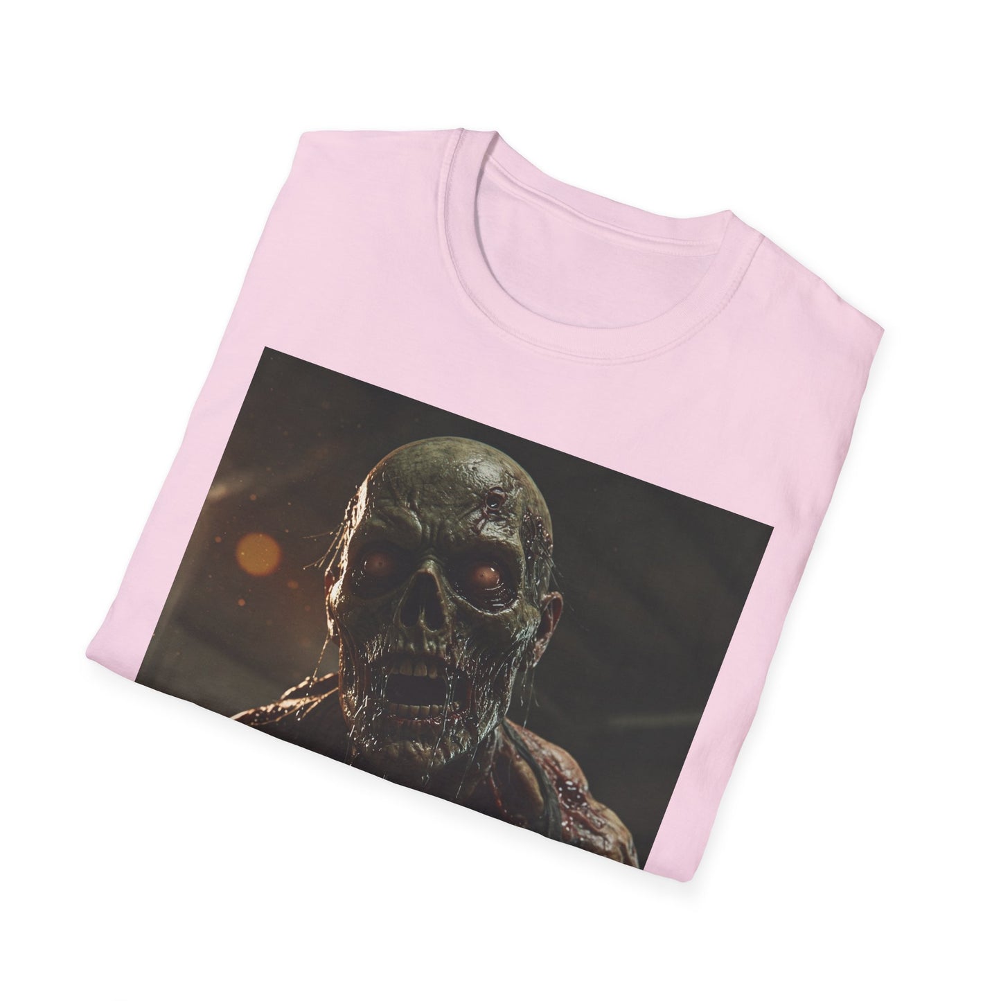 Unisex Zombie Graphic Softstyle T-Shirt | Perfect for Halloween & Horror Fans