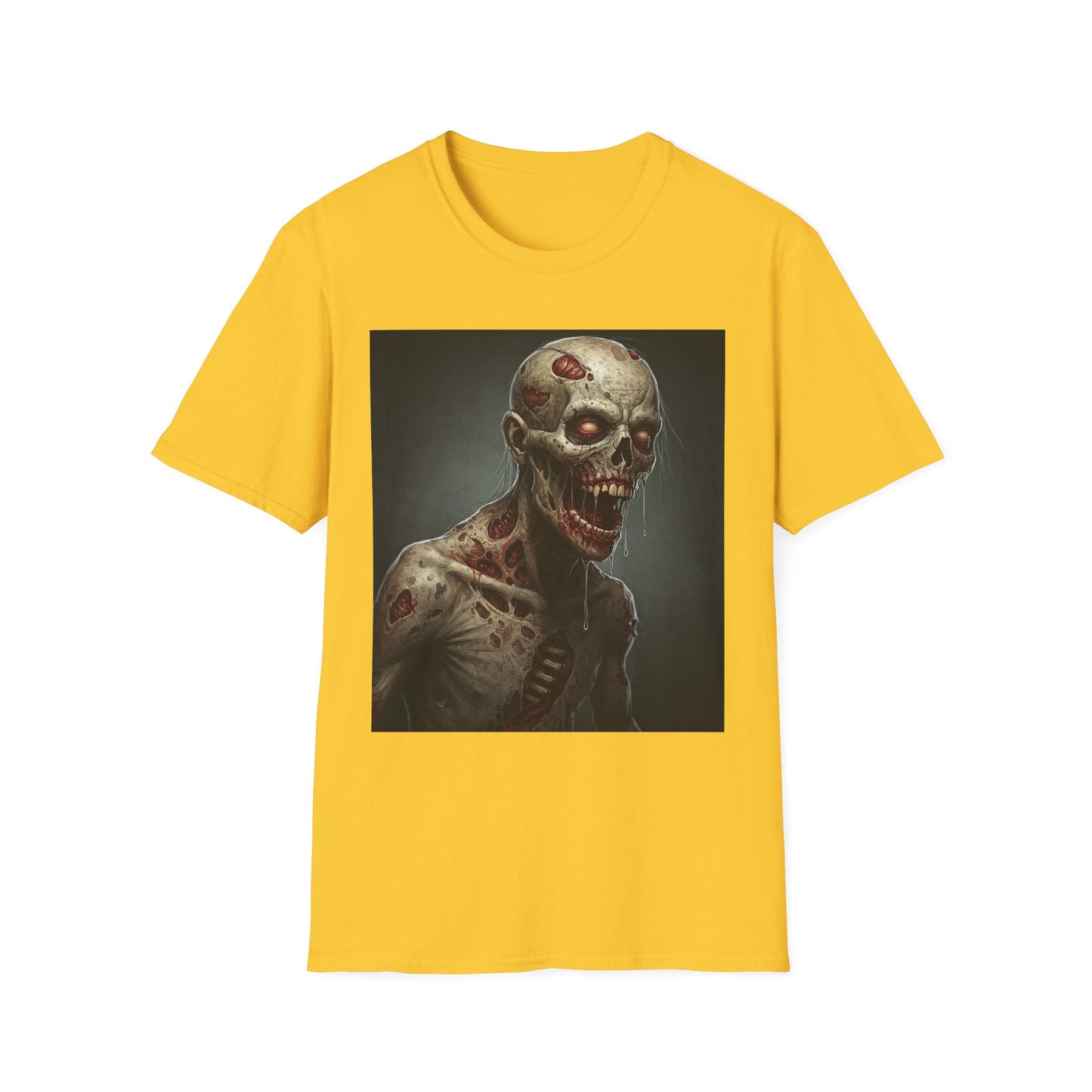 Zombie Graphic Unisex Softstyle T-Shirt for Horror Fans