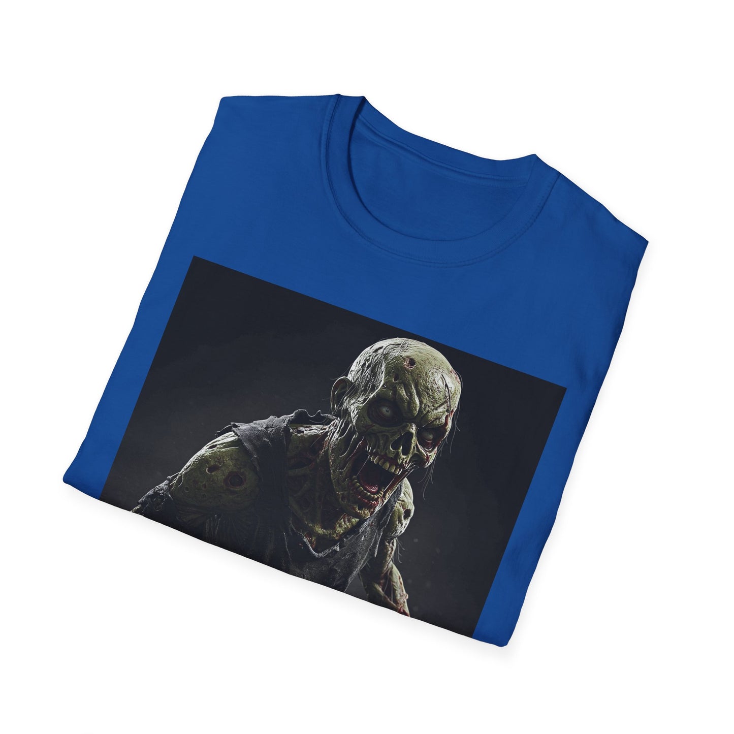 Apocalyptic Portrait Tee, bold, decaying zombie graphic