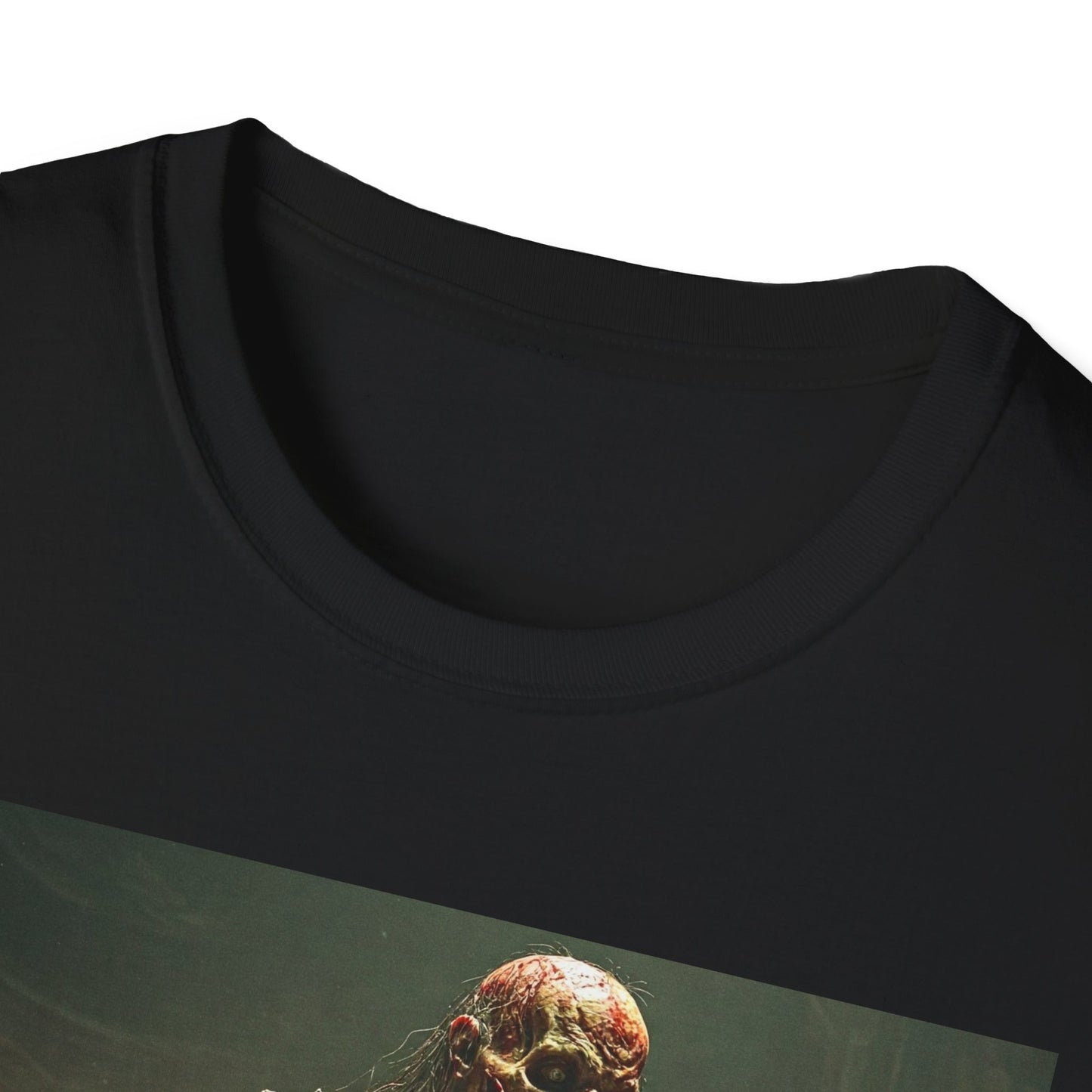 Creepy Creature Violinist Unisex T-Shirt - Spooky Halloween Tee