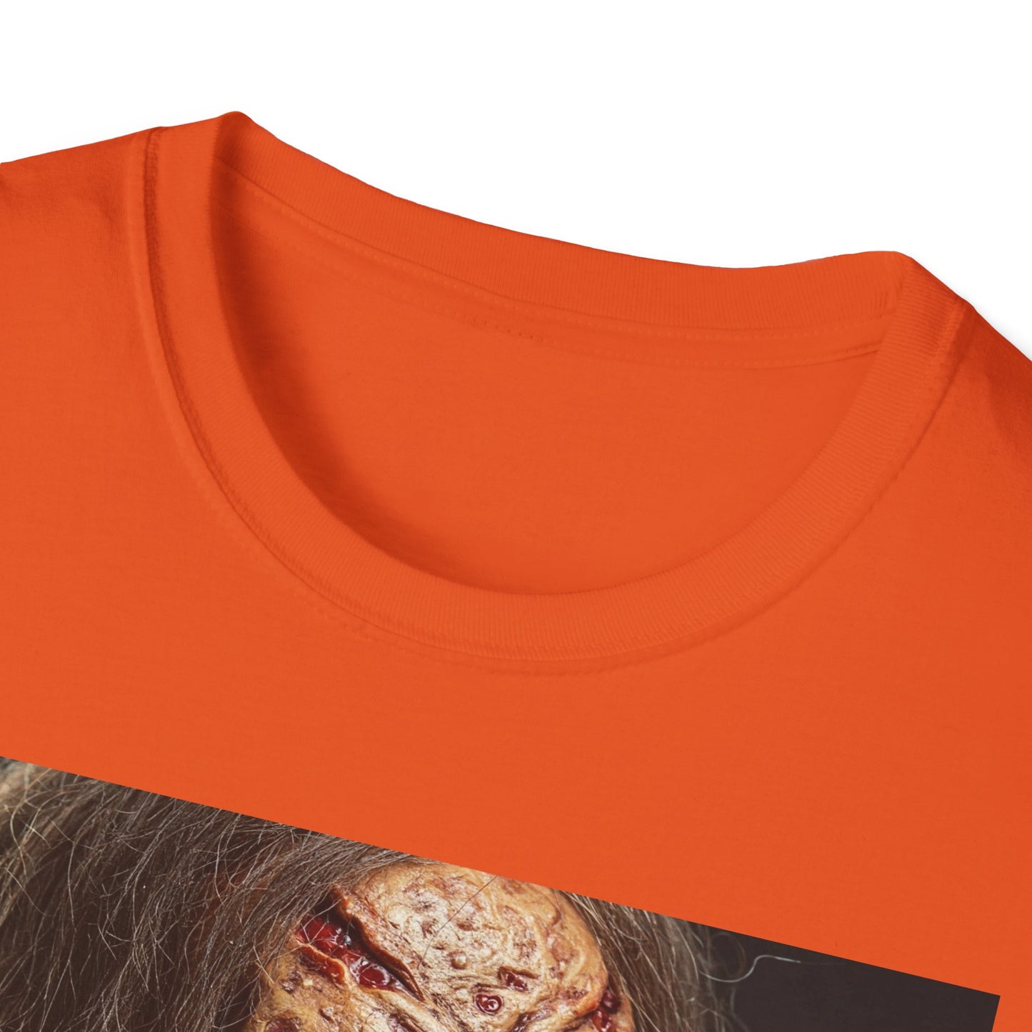 Apocalyptic Portrait Tee, bold, decaying zombie graphic