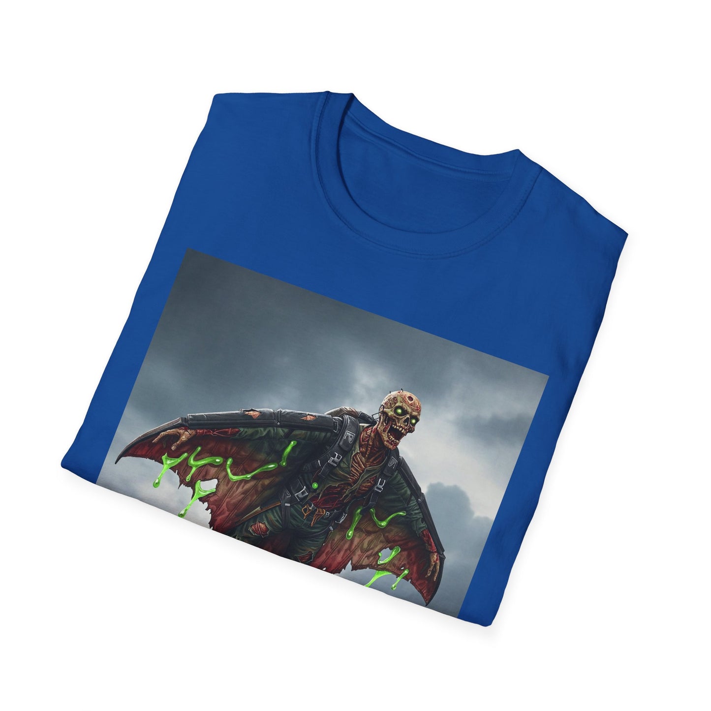 Apocalyptic Portrait Tee, bold, decaying zombie graphic