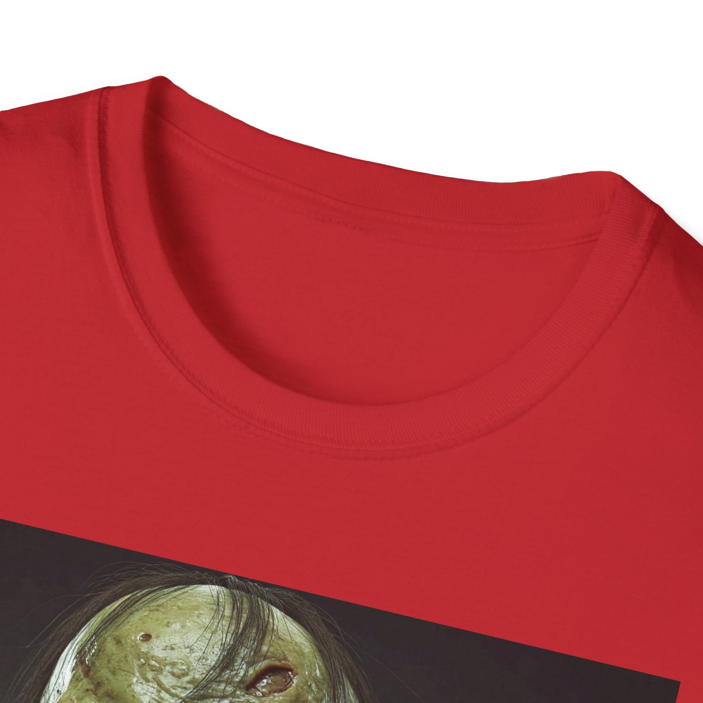 Apocalyptic Portrait Tee, bold, decaying zombie graphic