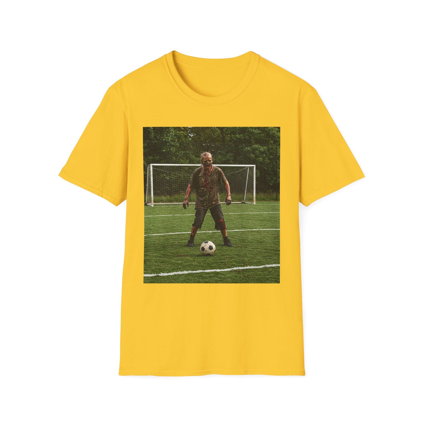 Soccer Themed Unisex Softstyle T-Shirt - Perfect for Sports Lovers