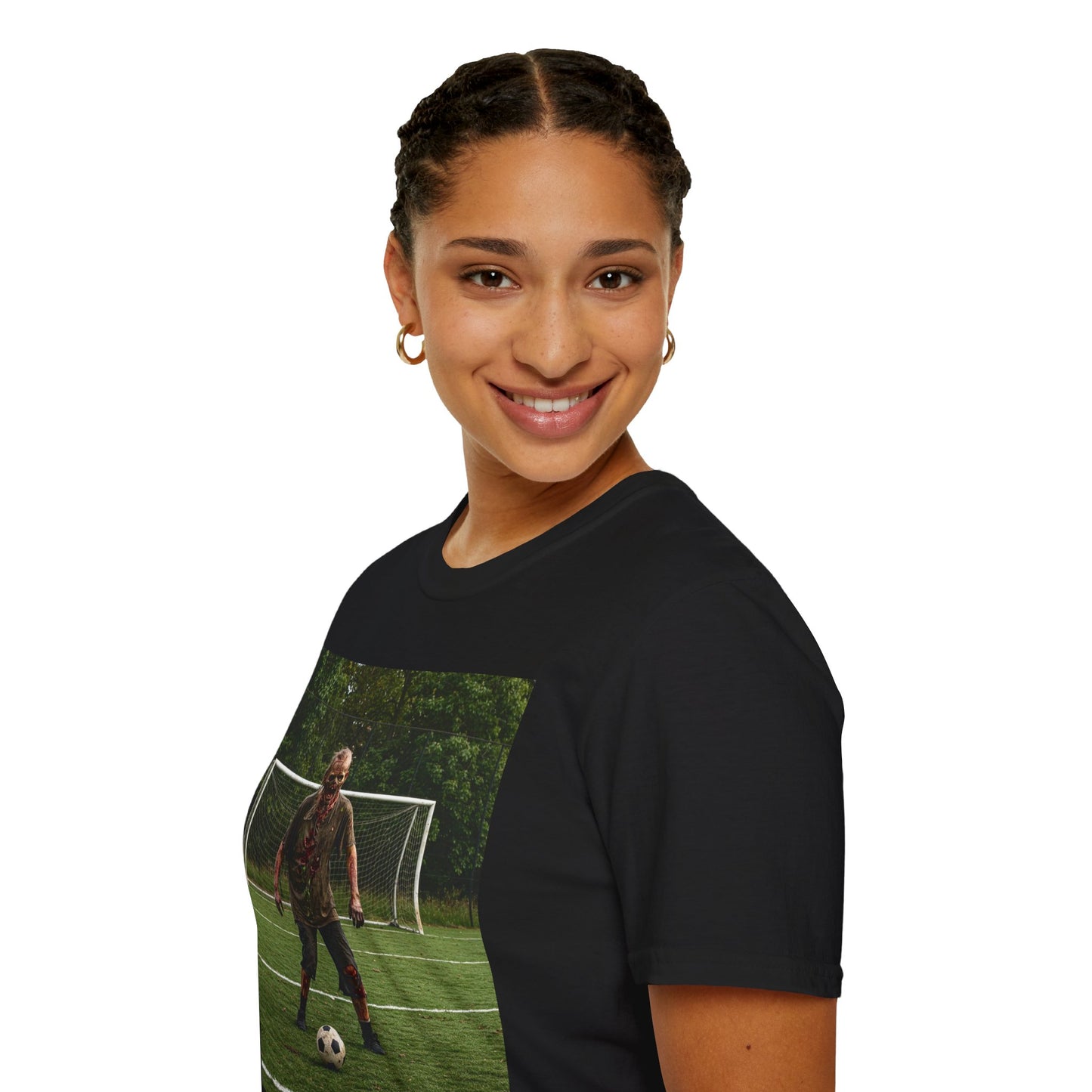 Soccer Themed Unisex Softstyle T-Shirt - Perfect for Sports Lovers