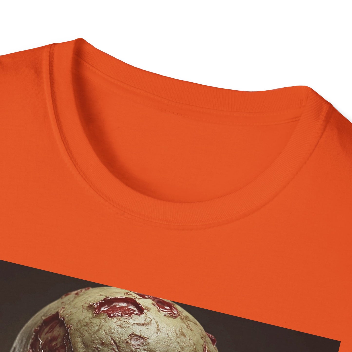 Apocalyptic Portrait Tee, bold, decaying zombie graphic