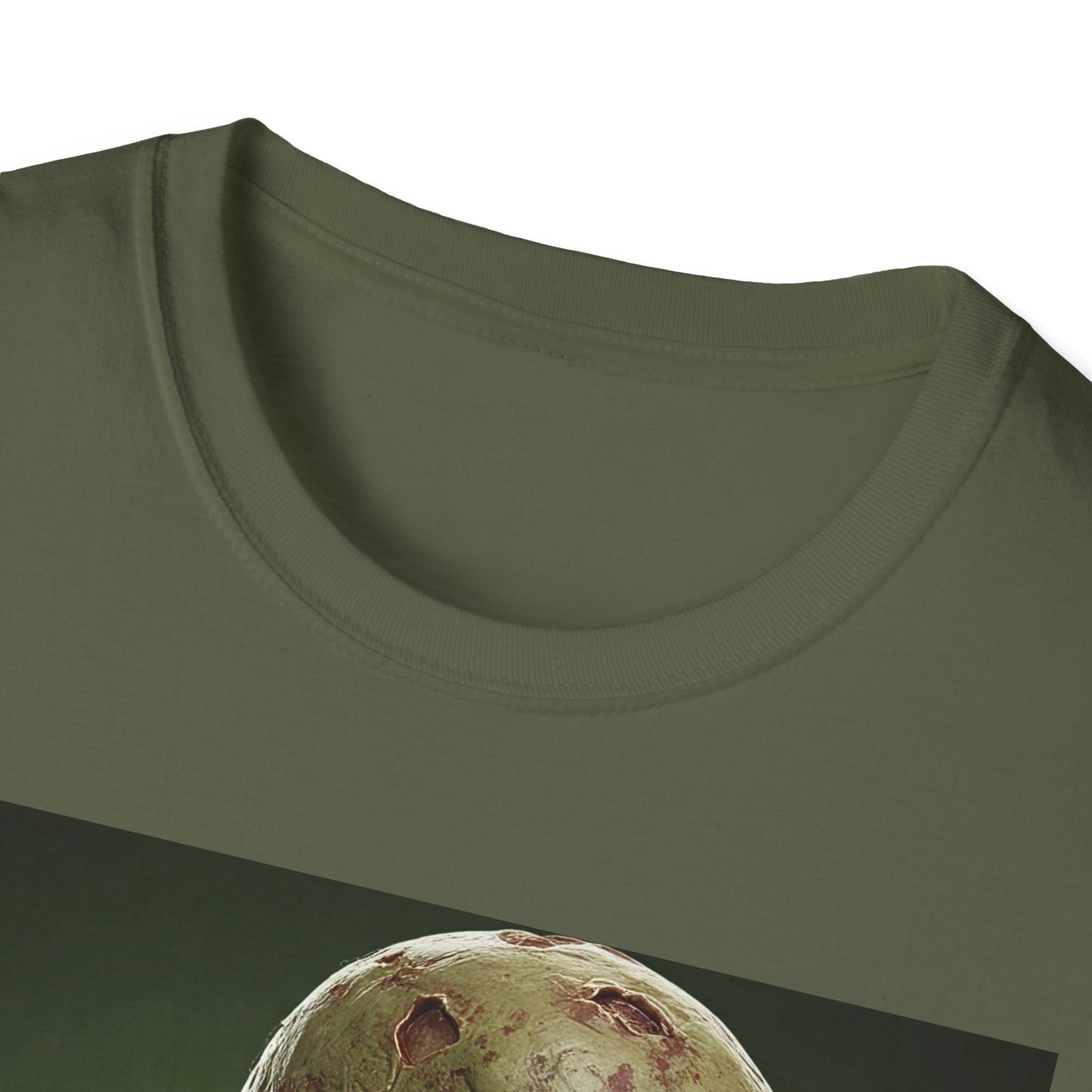 Zombie Graphic Unisex Softstyle T-Shirt - Perfect for Halloween and Horror Fans