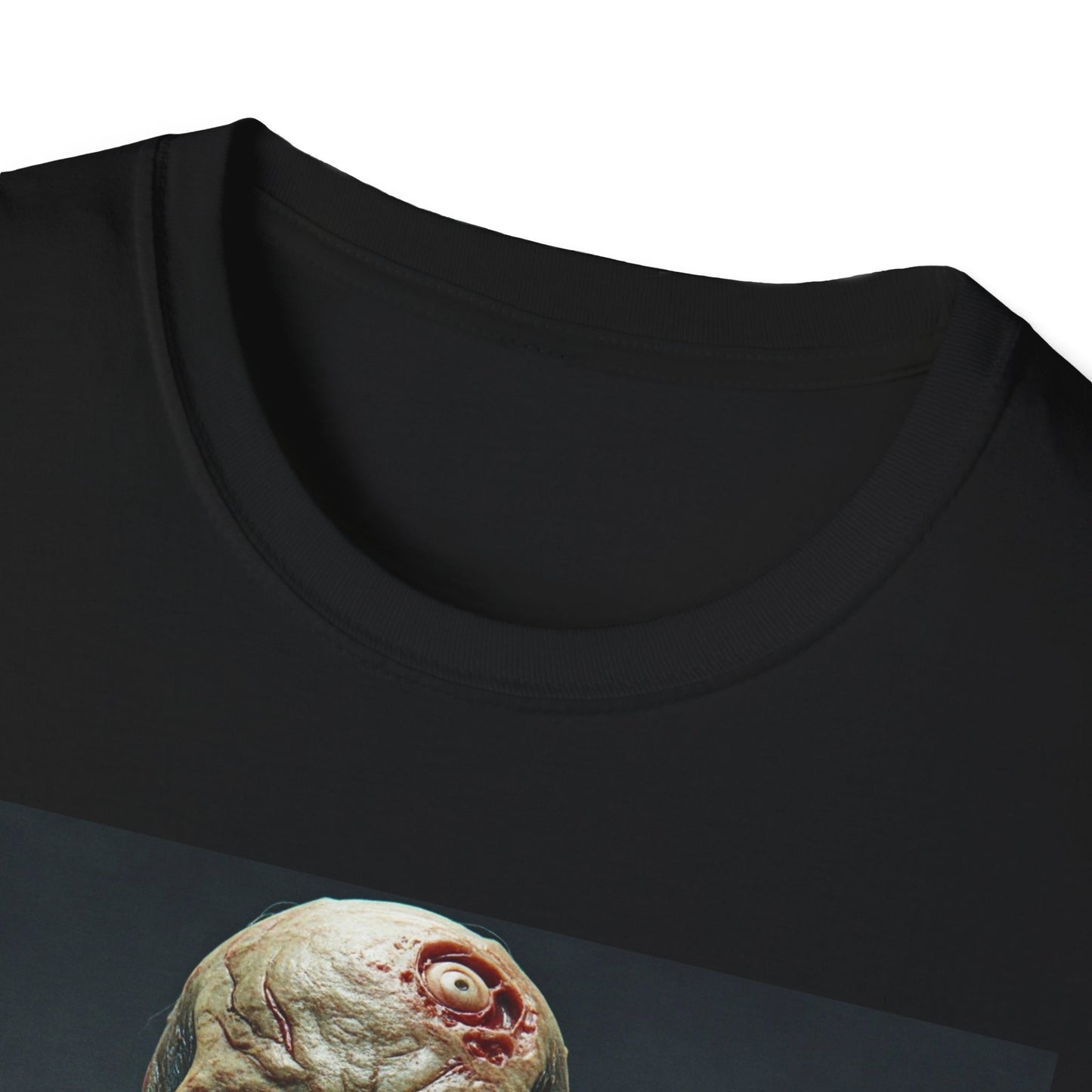 Apocalyptic Portrait Tee, bold, decaying zombie graphic