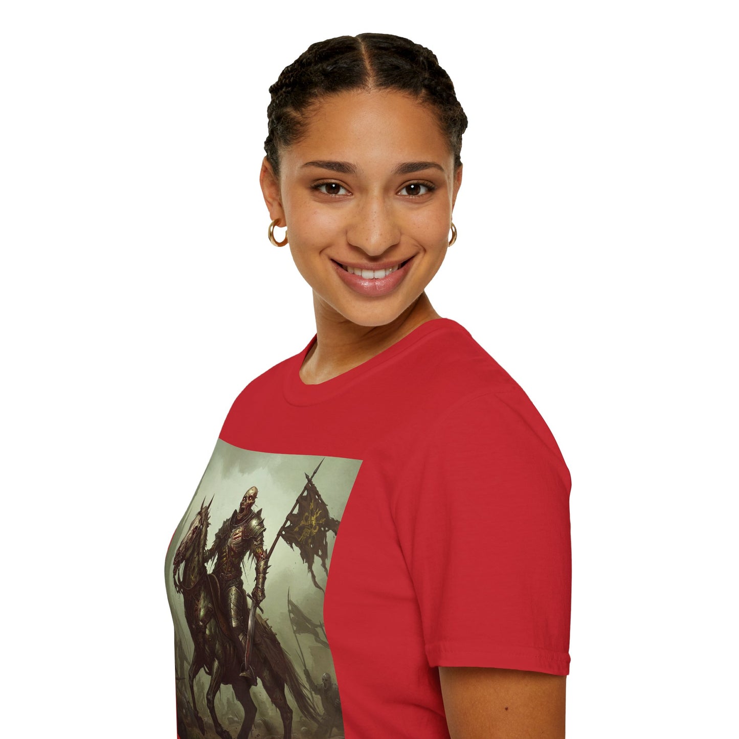 Epic Knight Riding T-Shirt - Unisex Fantasy Graphic Tee