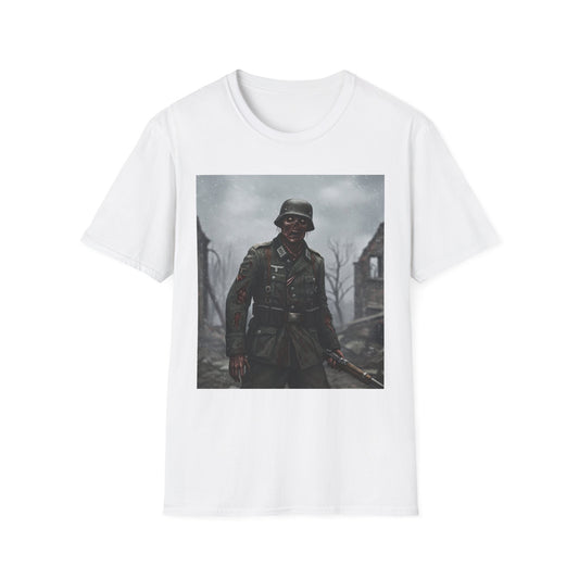 Unisex Softstyle Graphic T-Shirt - Zombie Soldier Design