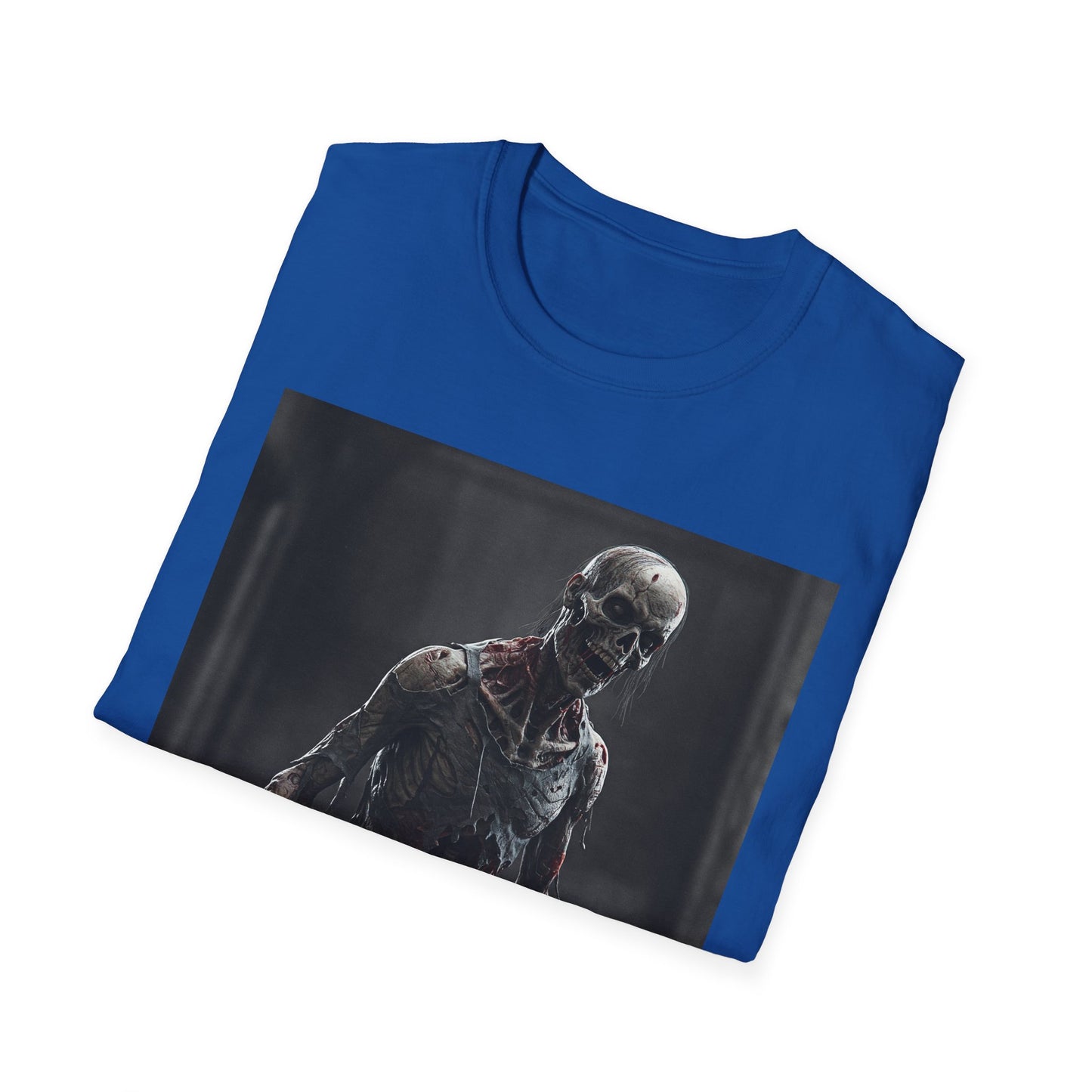 Apocalyptic Portrait Tee, bold, decaying zombie graphic