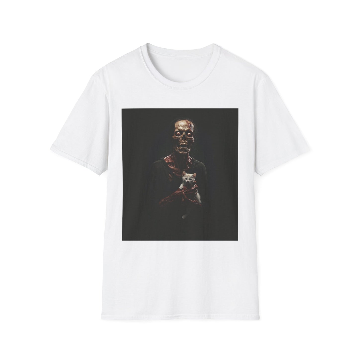 Apocalyptic Portrait Tee, bold, decaying zombie graphic