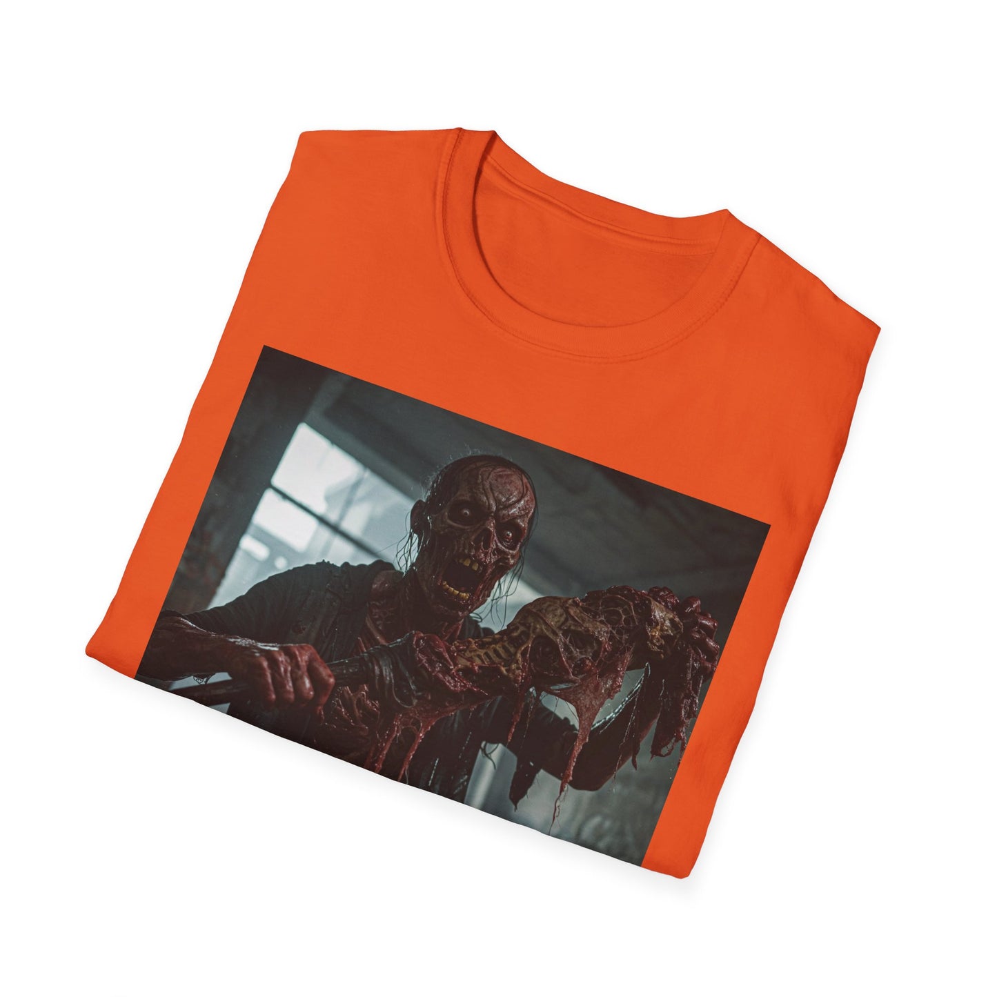 Creepy Zombie Graphic Unisex T-Shirt - Perfect for Halloween & Horror Fans