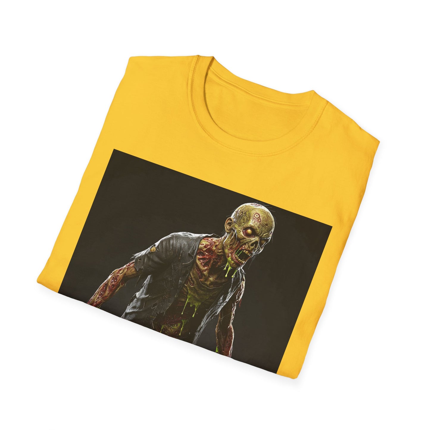 Zombie Graphic Unisex Softstyle T-Shirt | Perfect for Halloween and Horror Fans