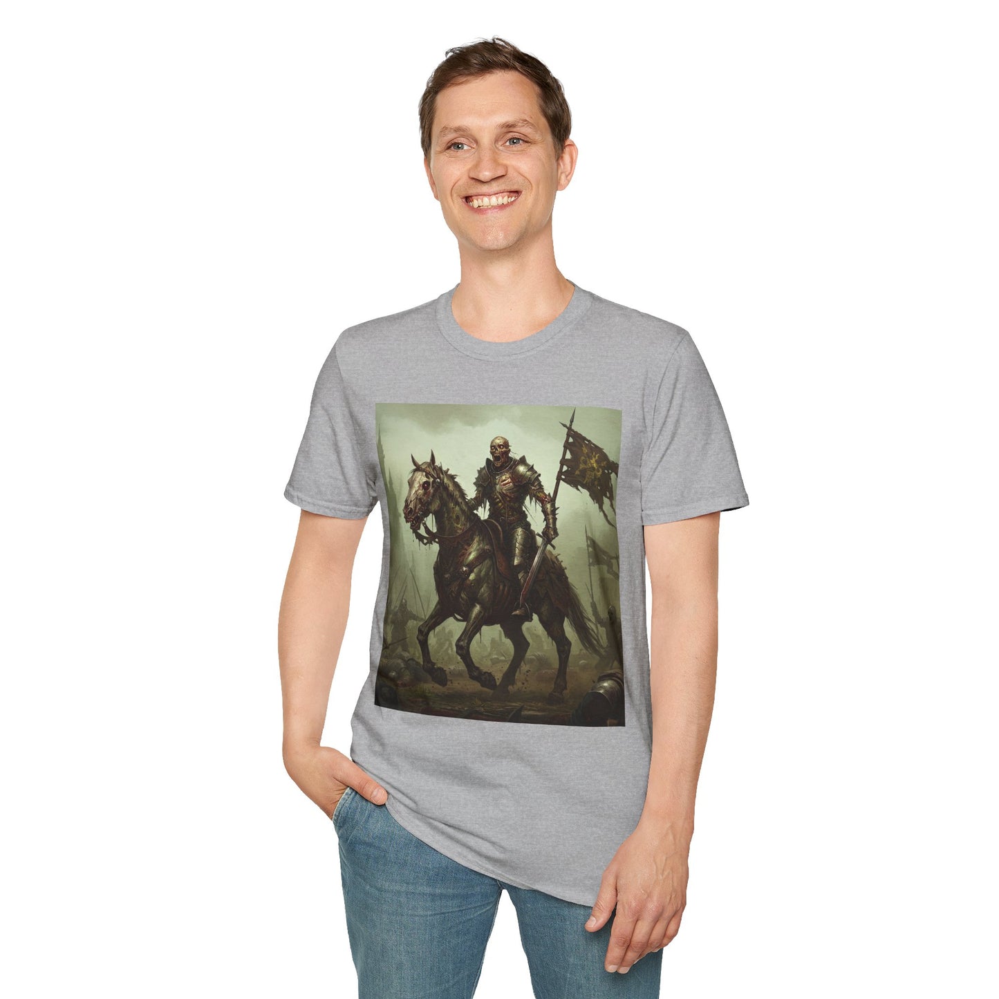 Epic Knight Riding T-Shirt - Unisex Fantasy Graphic Tee