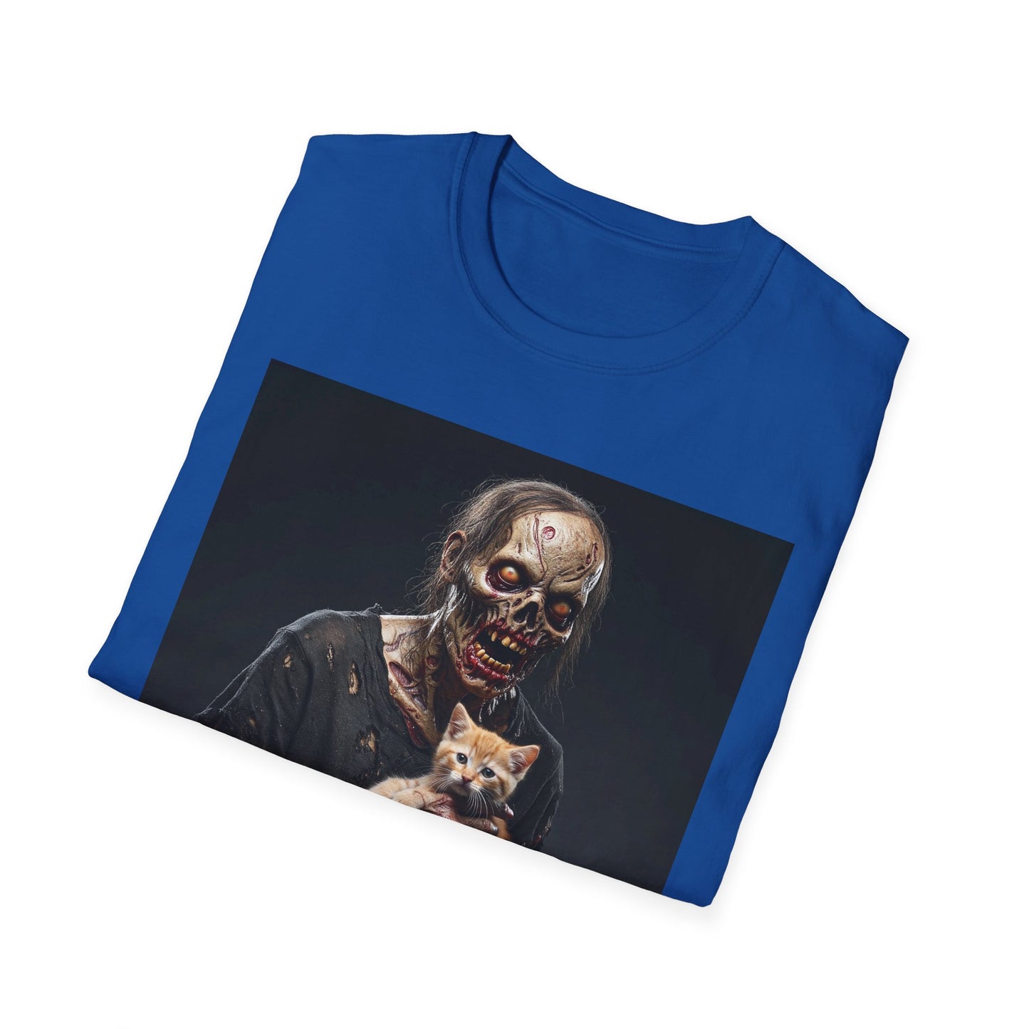 Apocalyptic Portrait Tee, bold, decaying zombie graphic