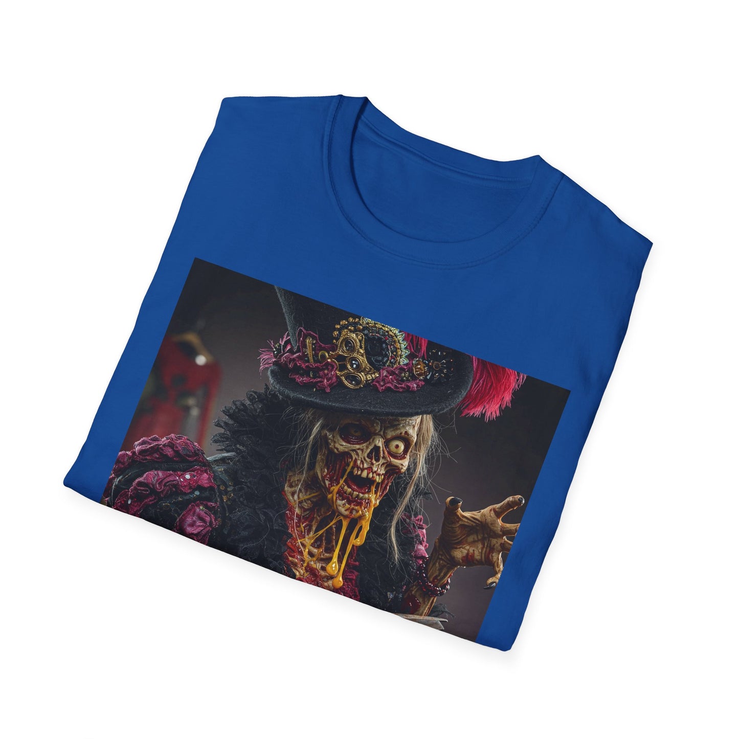 Apocalyptic Portrait Tee, bold, decaying zombie graphic