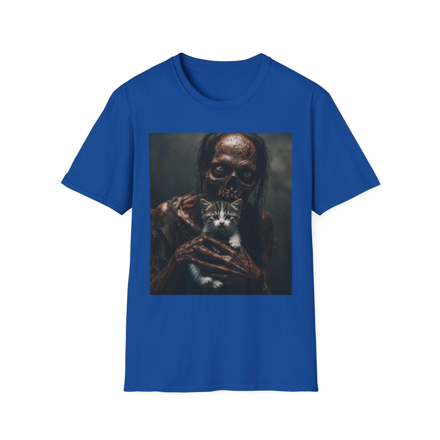 Apocalyptic Portrait Tee, bold, decaying zombie graphic