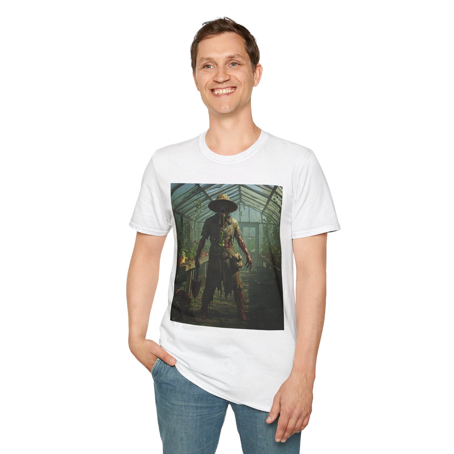 Unisex Softstyle T-Shirt - Gothic Scarecrow Graphic Tee