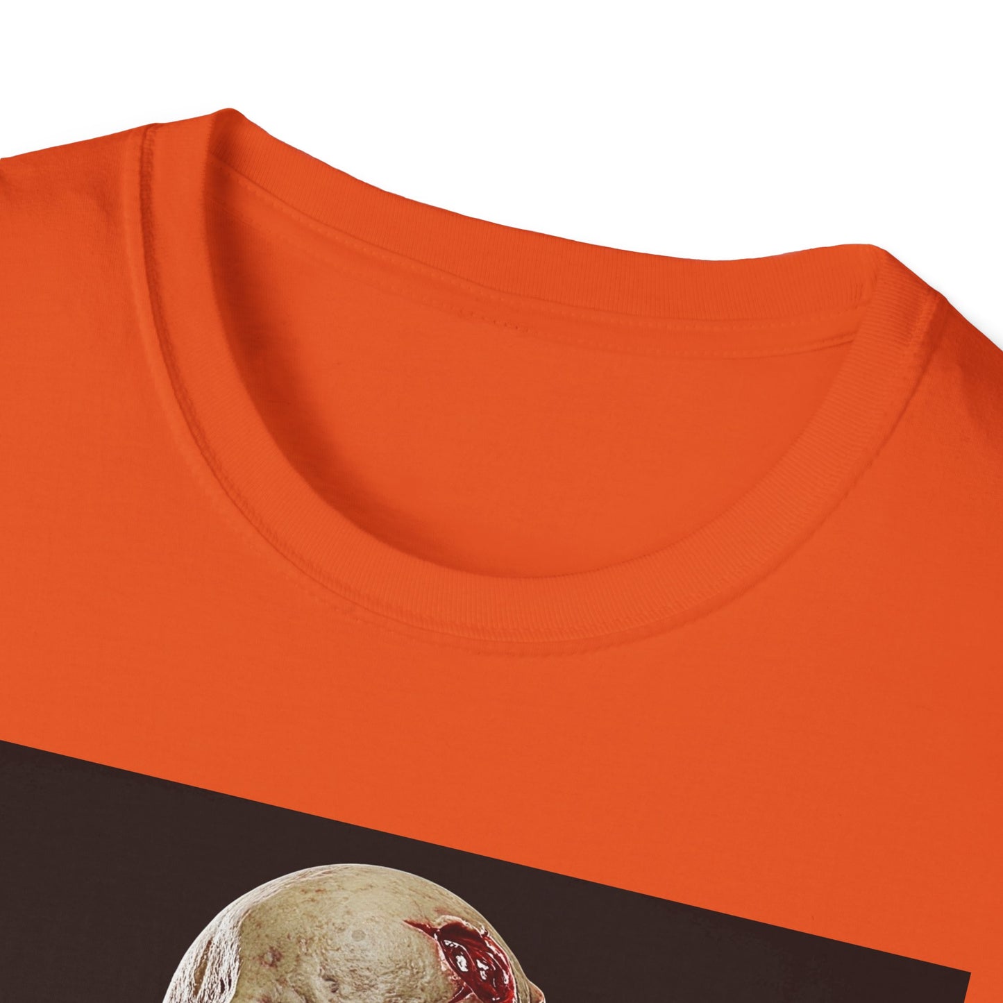 Apocalyptic Portrait Tee, bold, decaying zombie graphic