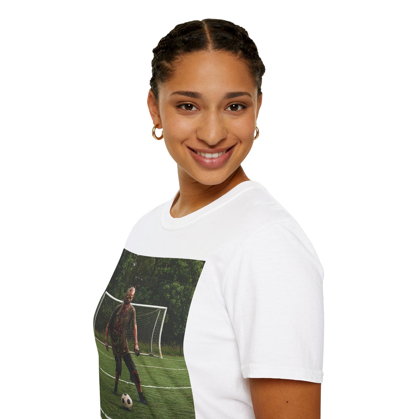 Soccer Themed Unisex Softstyle T-Shirt - Perfect for Sports Lovers