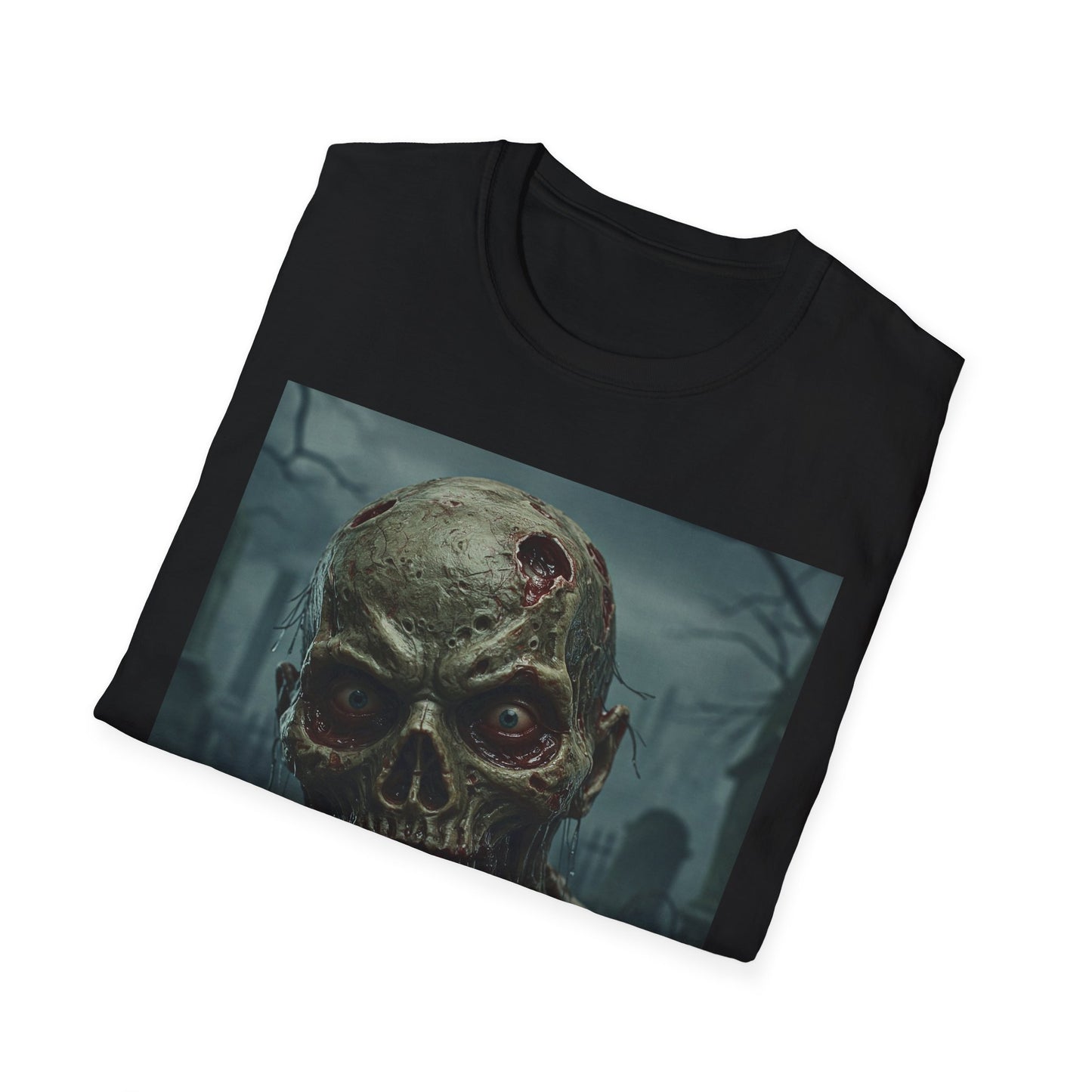 Apocalyptic Portrait Tee: A Vision of Decay