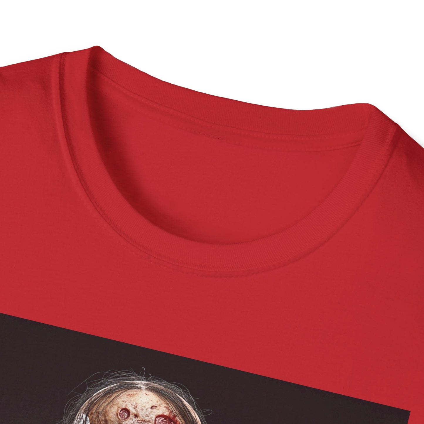 Apocalyptic Portrait Tee, bold, decaying zombie graphic