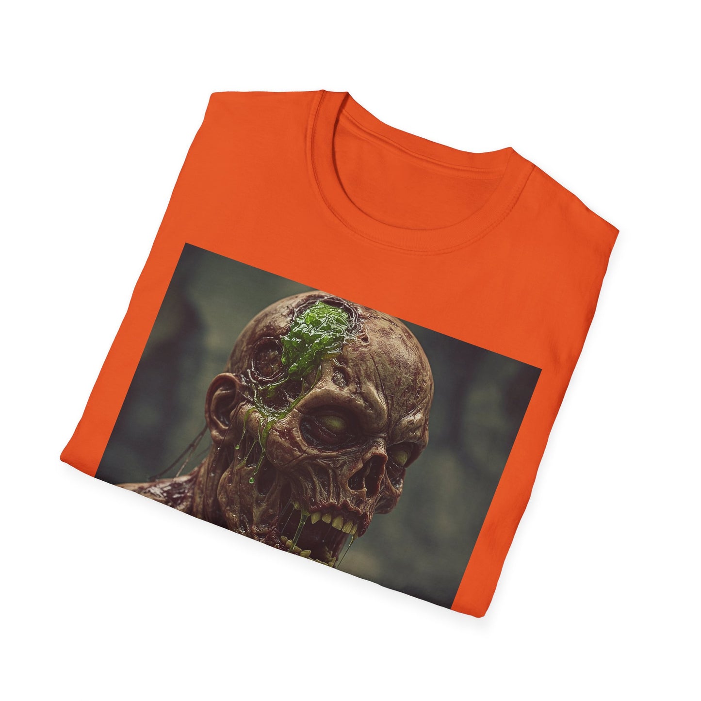 Unisex Softstyle T-Shirt - Skeletal Creepy Art Design