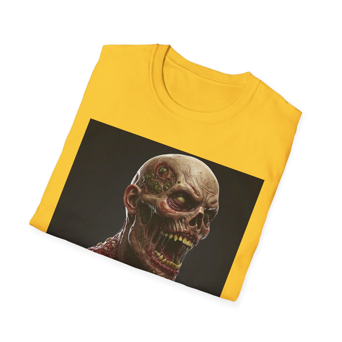 Zombie Graphic Unisex Softstyle T-Shirt | Horror Movie Fan Apparel