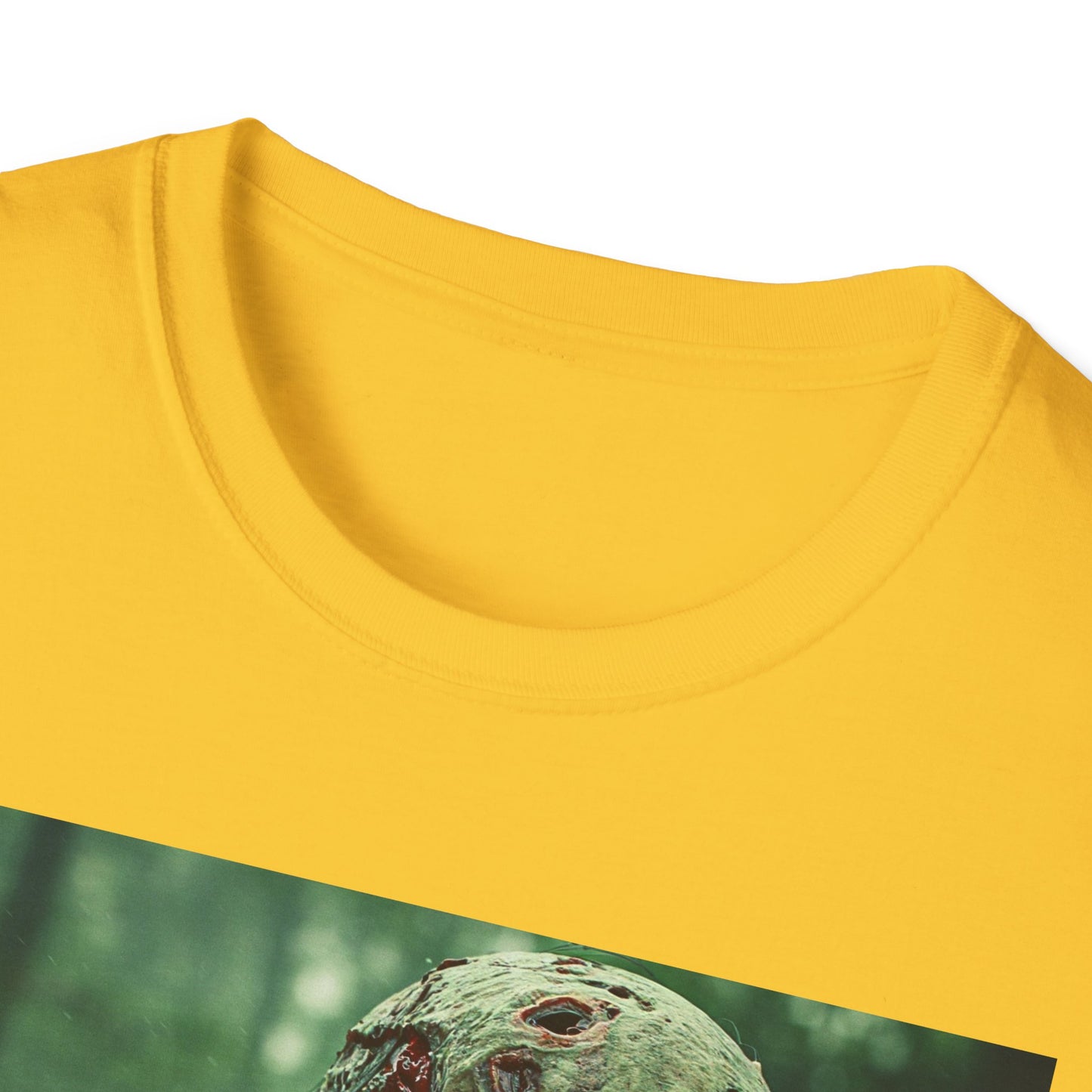 Apocalyptic Portrait Tee, bold, decaying zombie graphic