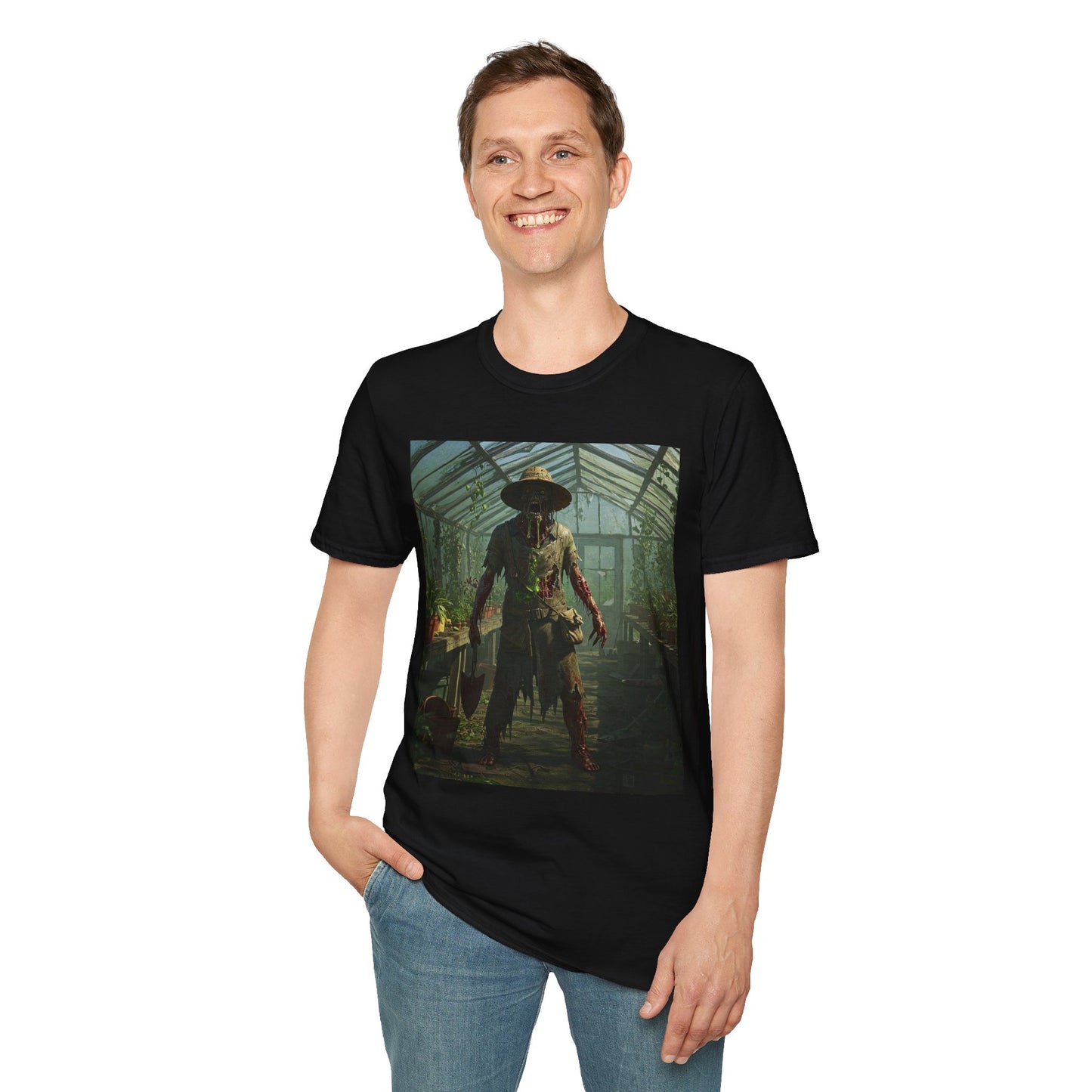 Unisex Softstyle T-Shirt - Gothic Scarecrow Graphic Tee