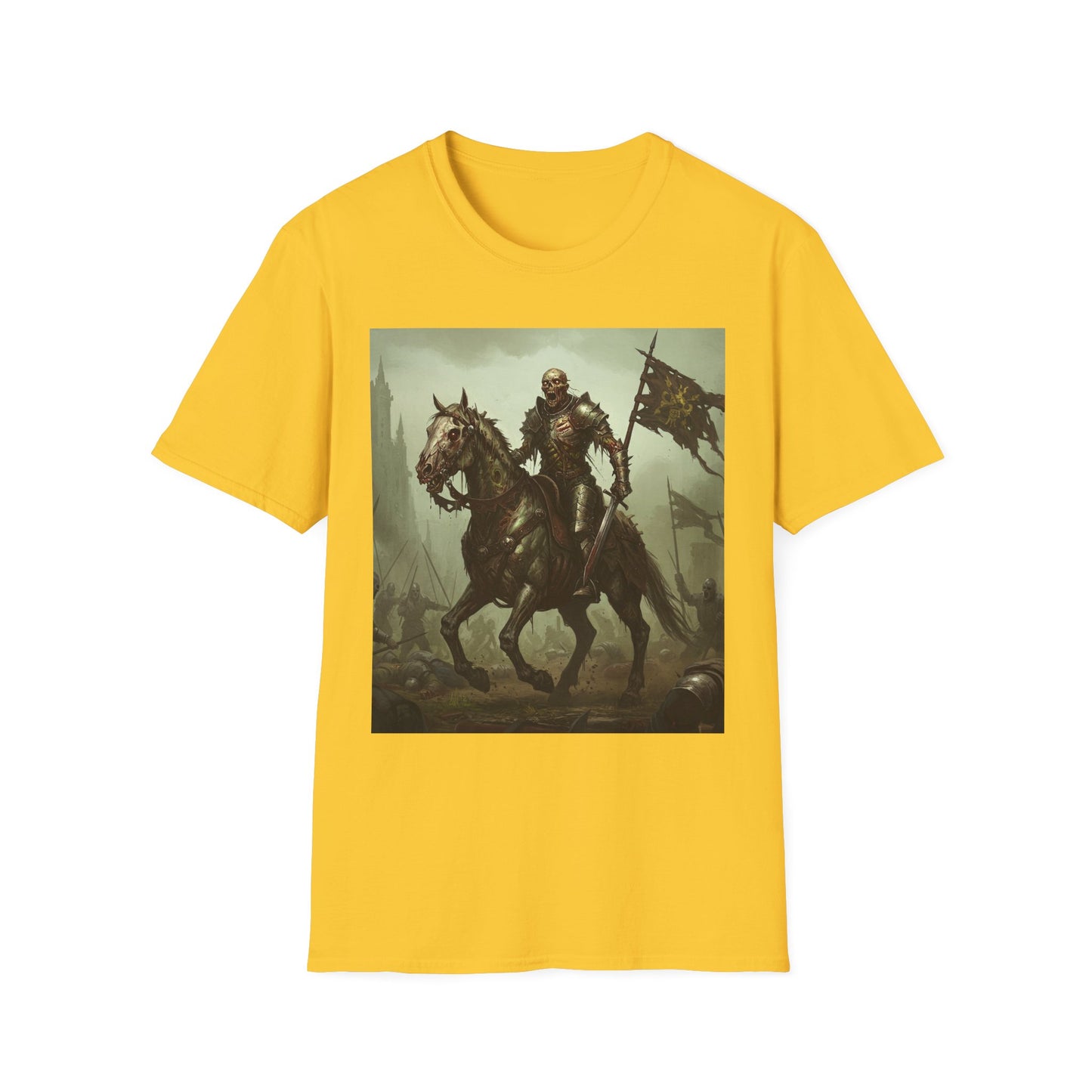 Epic Knight Riding T-Shirt - Unisex Fantasy Graphic Tee