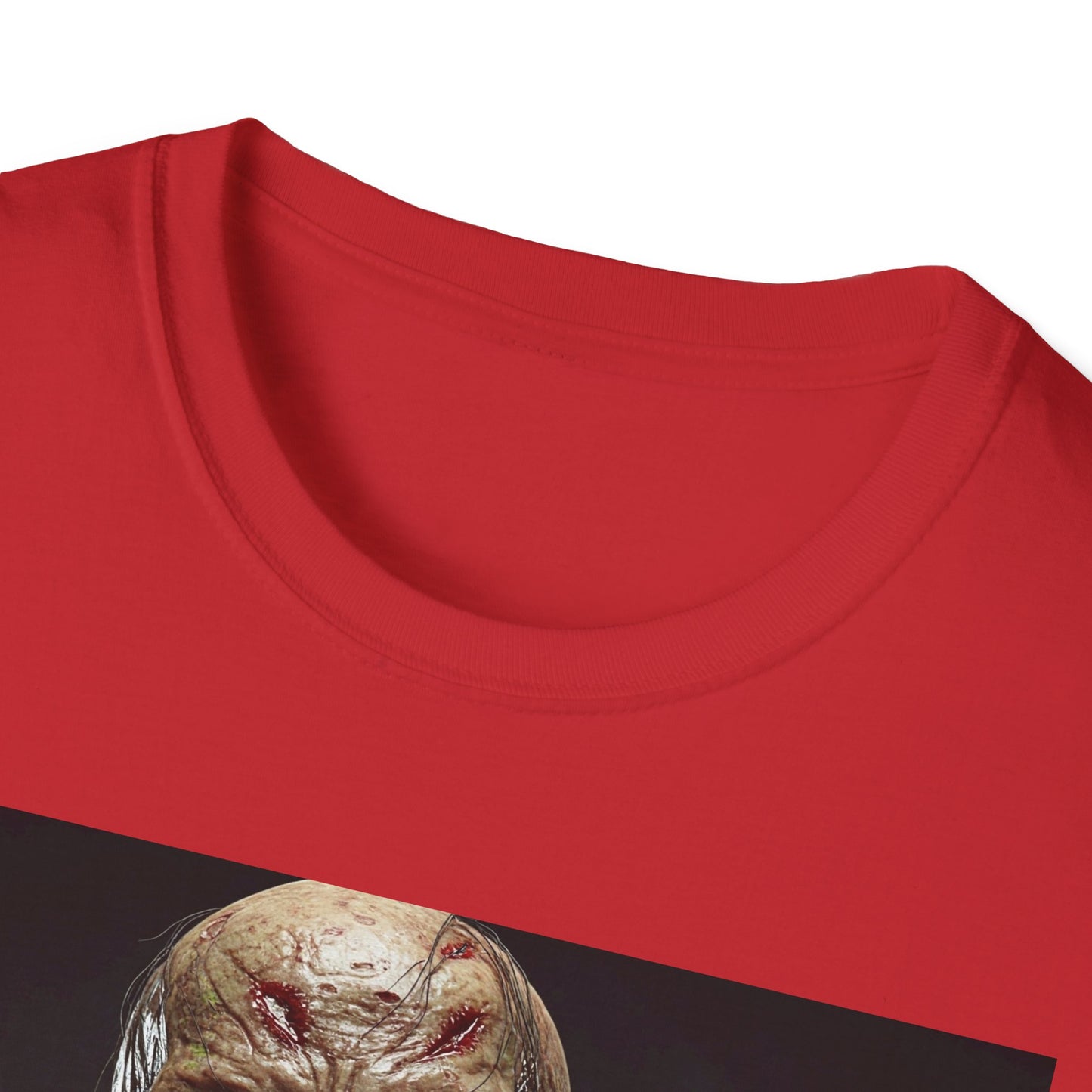 Apocalyptic Portrait Tee, bold, decaying zombie graphic