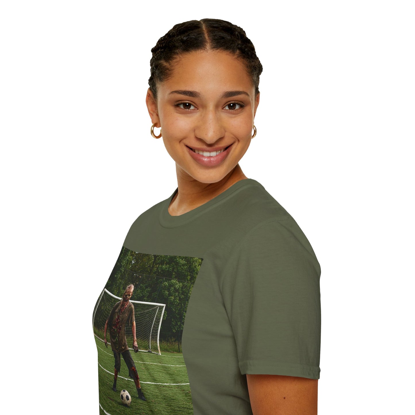 Soccer Themed Unisex Softstyle T-Shirt - Perfect for Sports Lovers