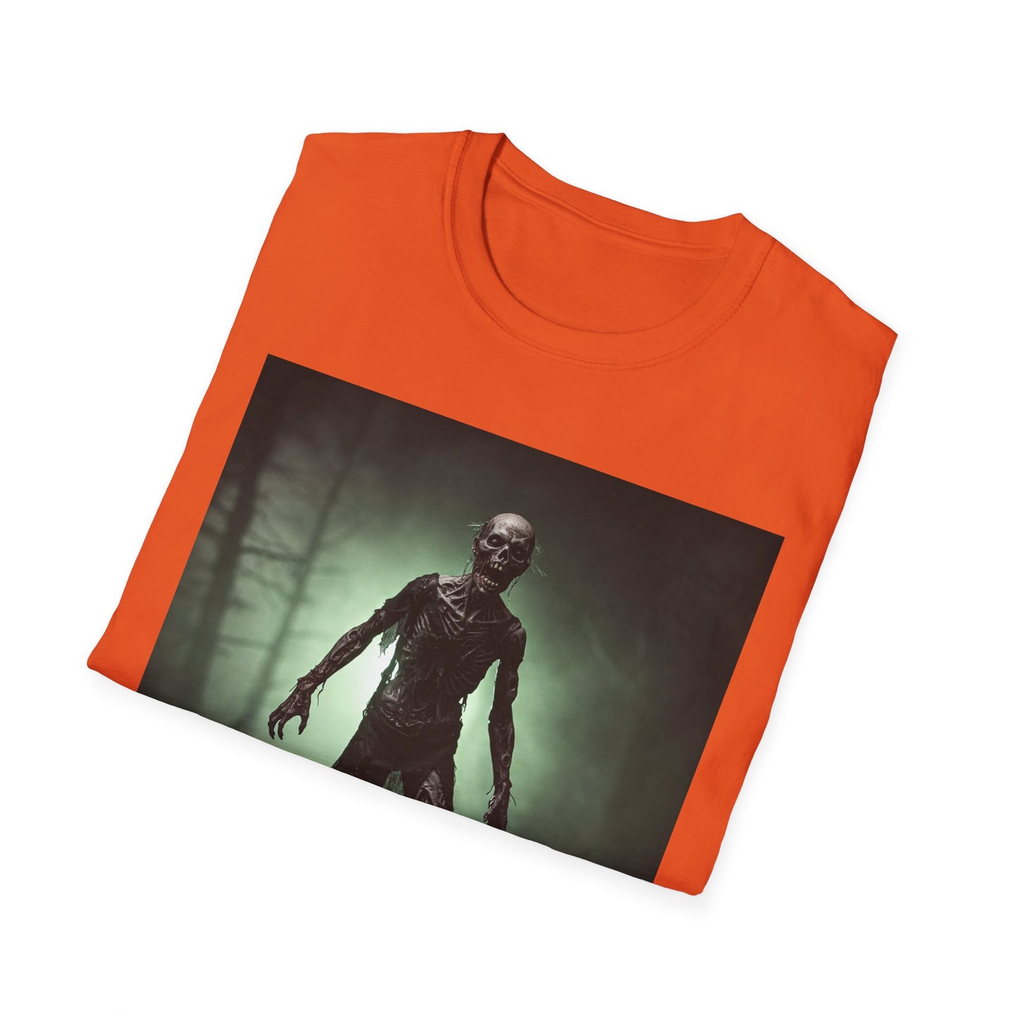 Unisex Horror Graphic Tee - Spooky Zombie Design for Halloween