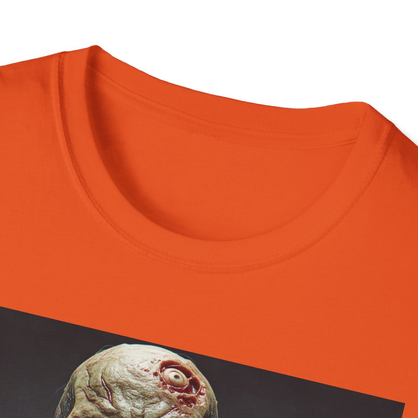 Apocalyptic Portrait Tee, bold, decaying zombie graphic