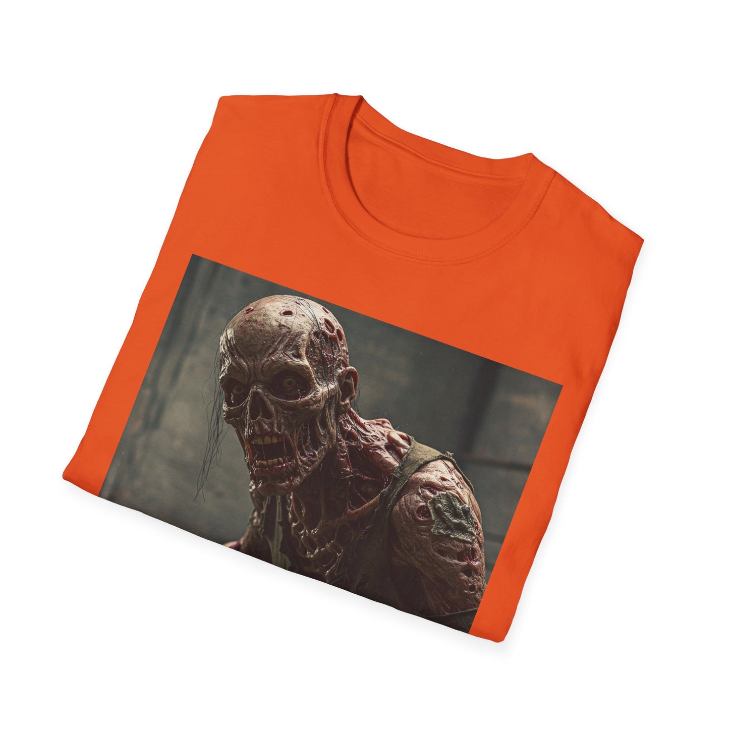 Creepy Zombie Graphic Unisex T-Shirt - Perfect for Halloween and Horror Fans