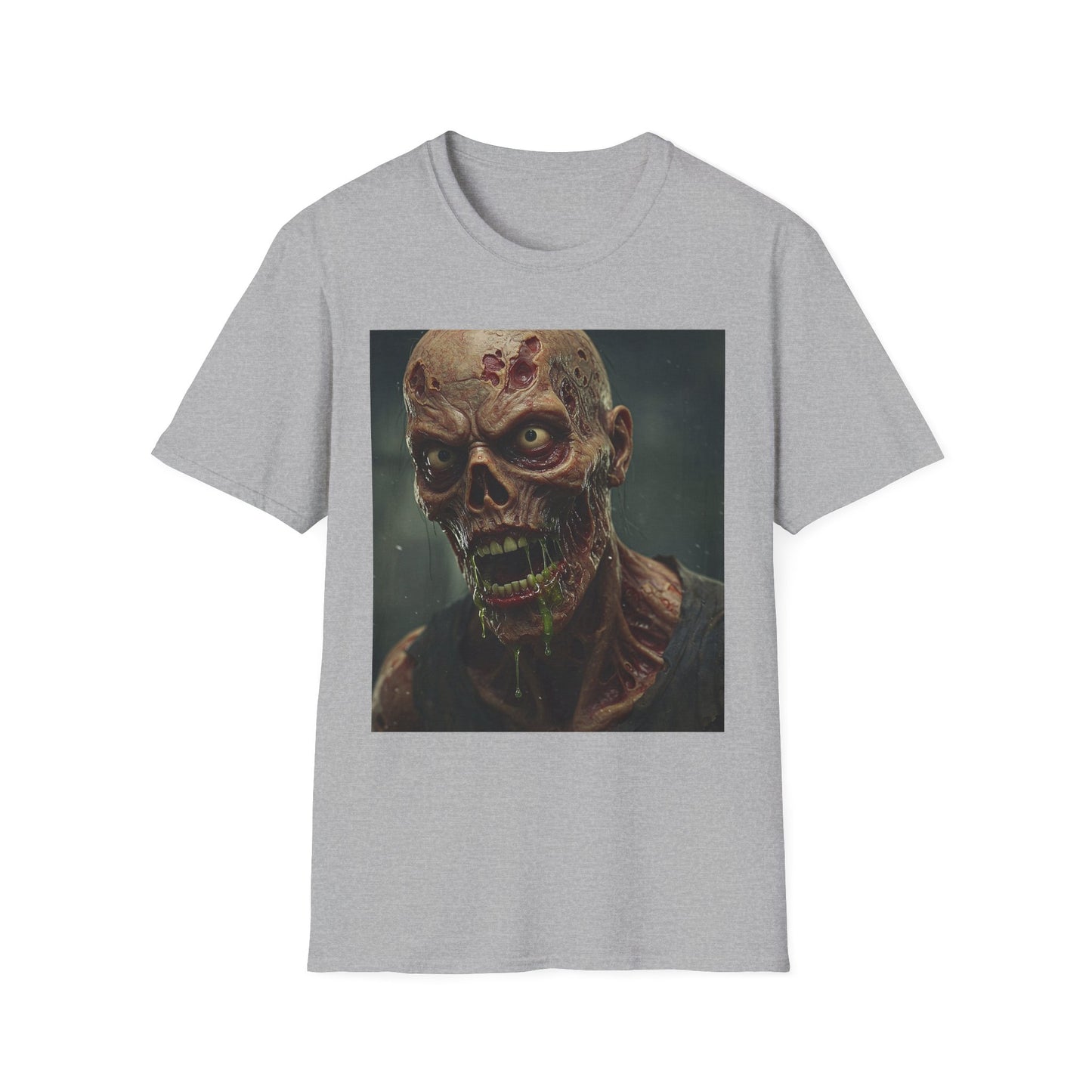 Zombie Graphic T-Shirt - Unisex Horror Tee for Halloween Fans