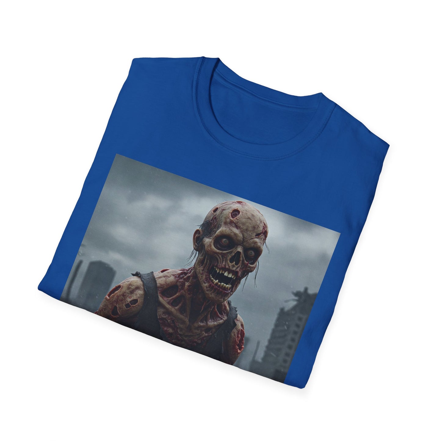 Zombie Apocalypse Apocalyptic Portrait Tee: A Vision of Decay