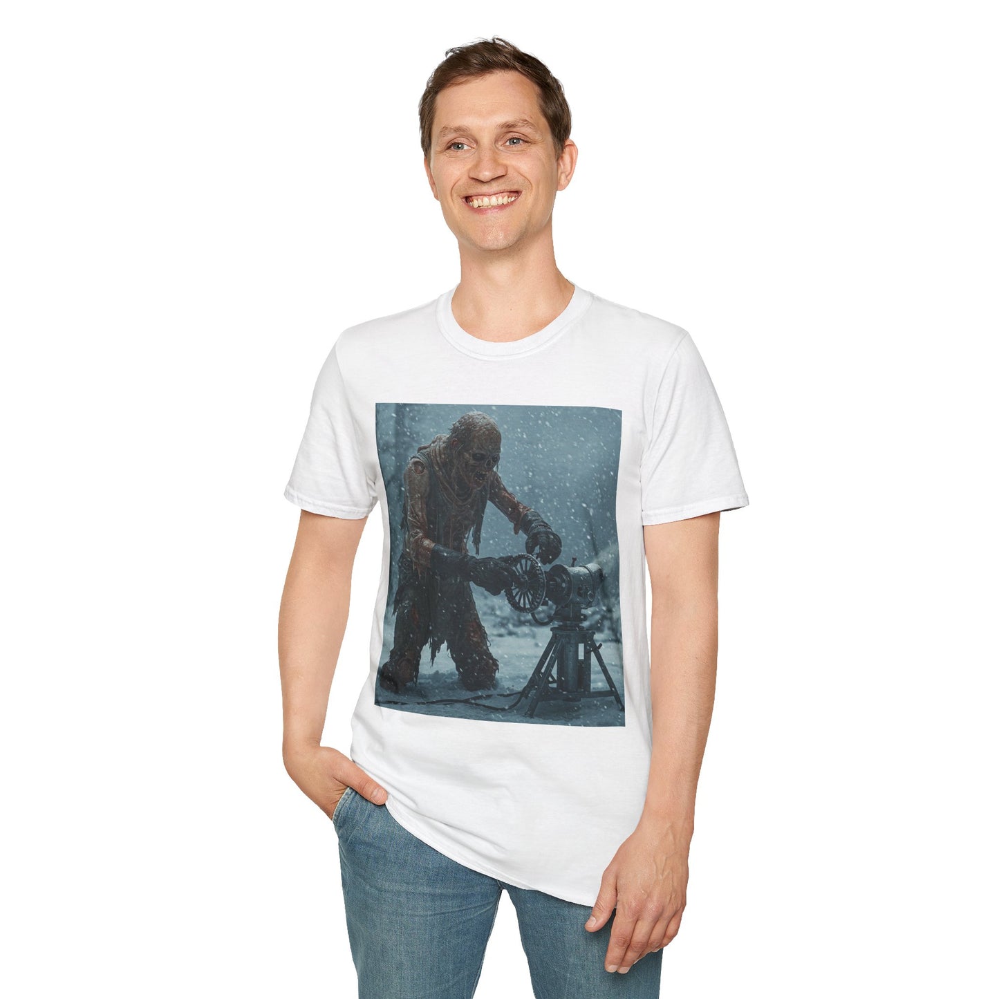 Unisex Softstyle T-Shirt | Snowy Scene Fan Tee